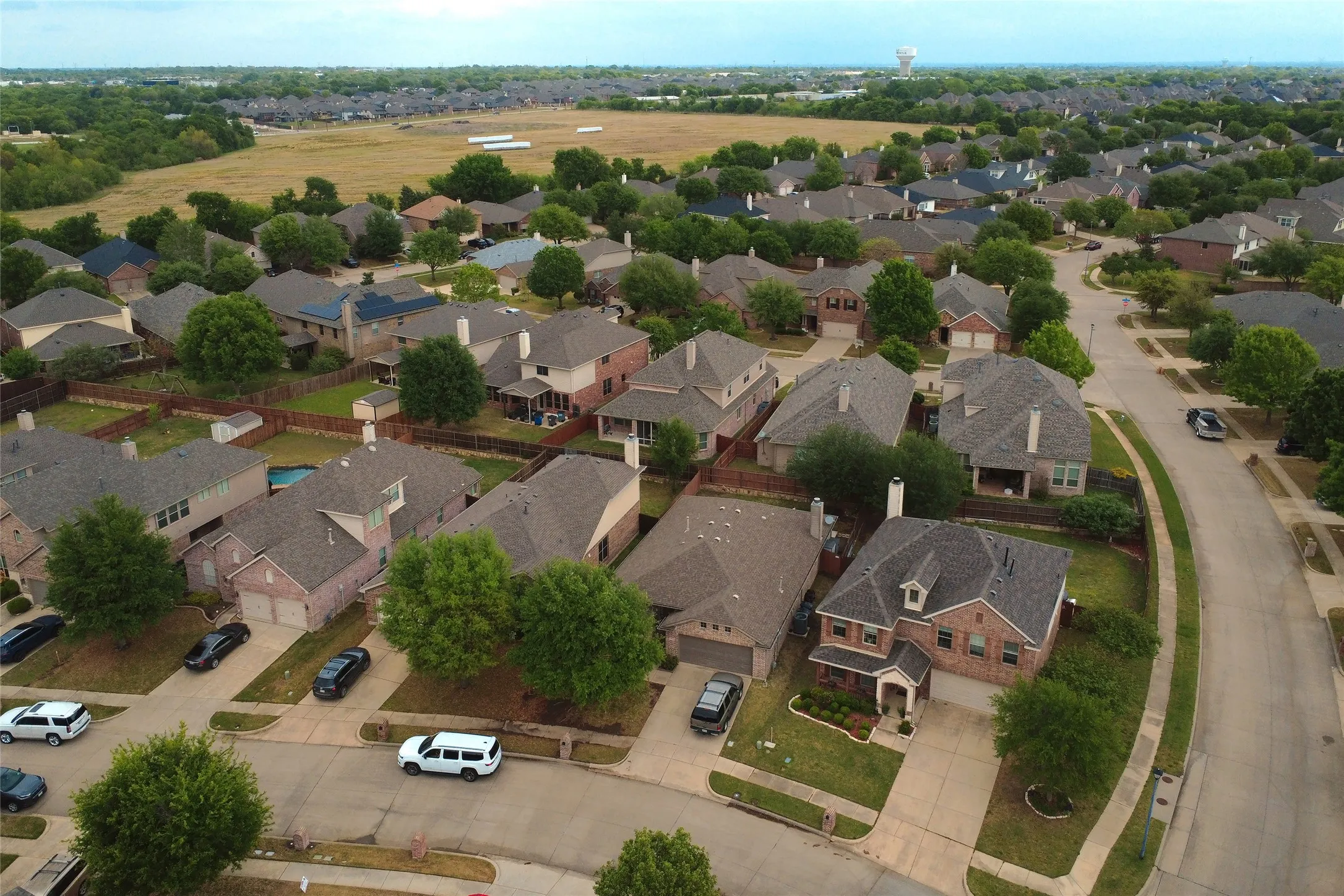 Overhead view