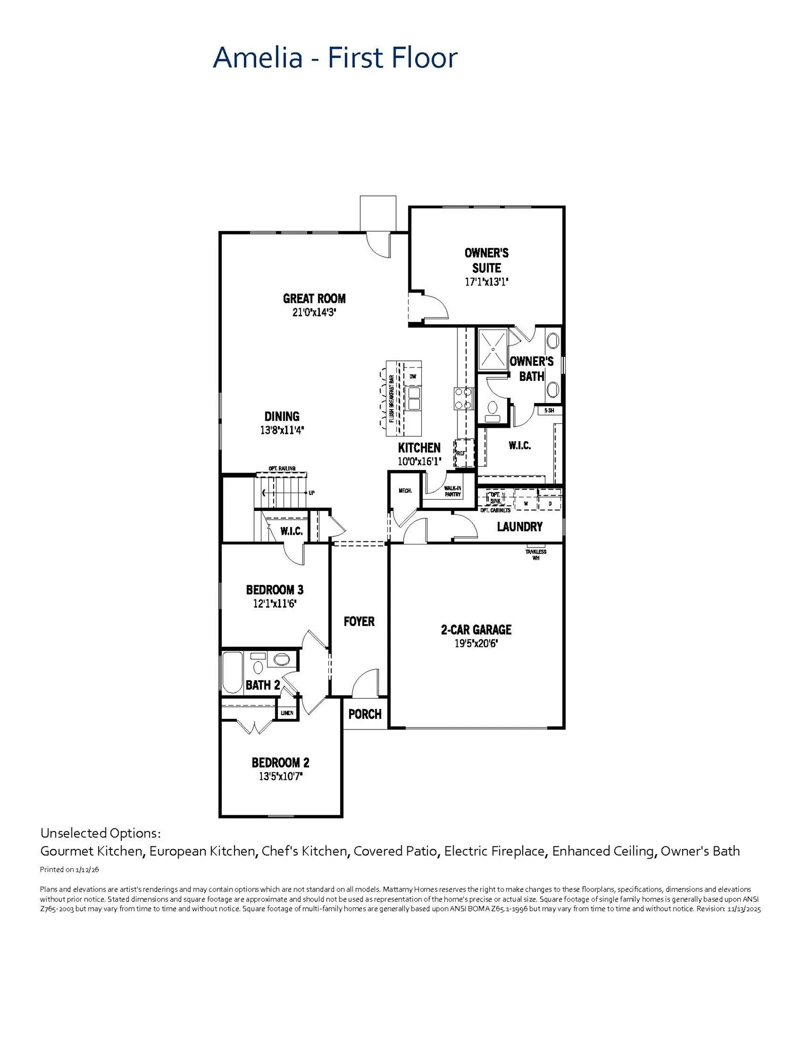 Amelia - First Floor