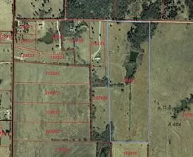 Aerial overview of property's location featuring property boundaries highlighted