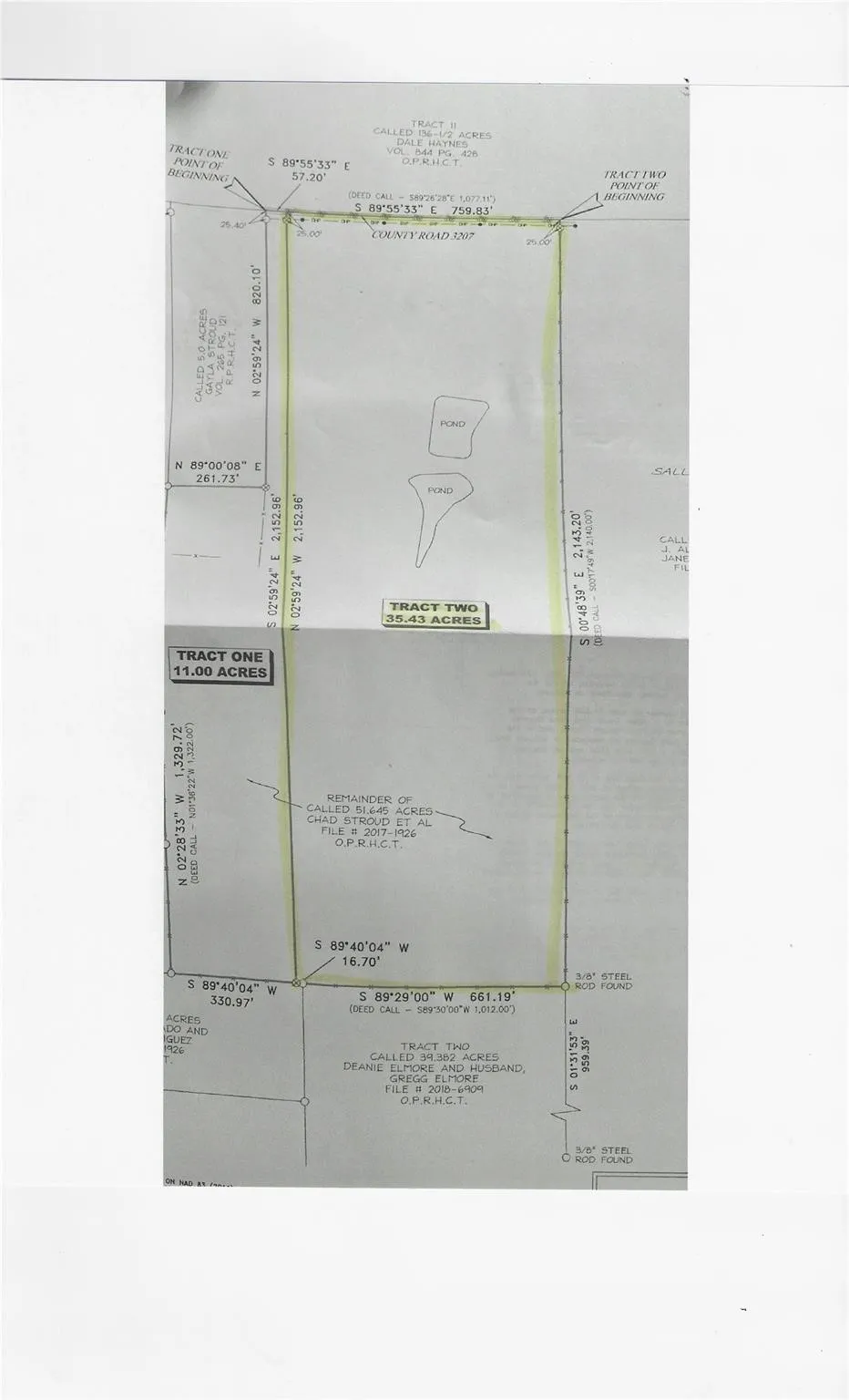 Survey map / technical document