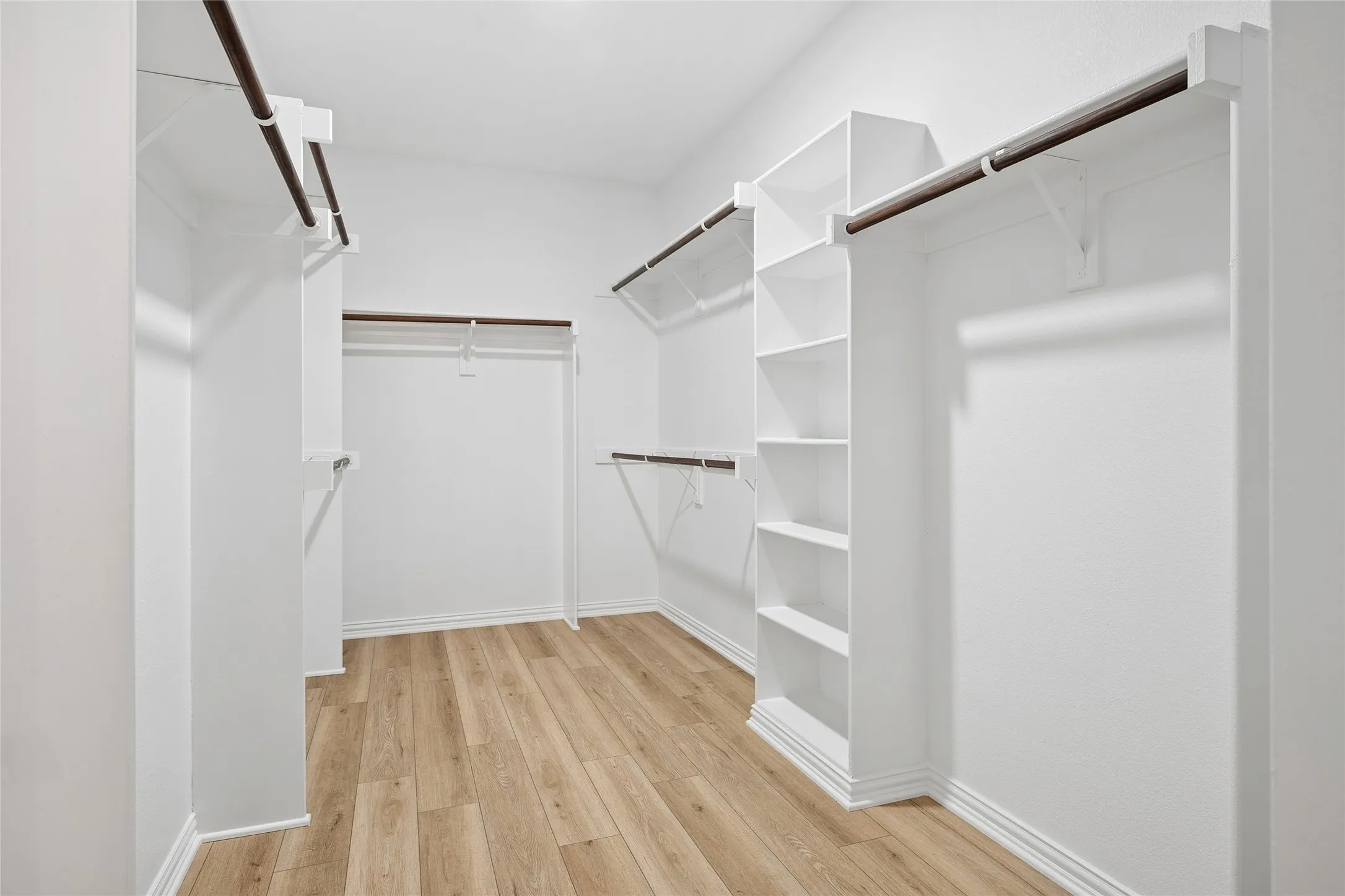 Huge master closet.