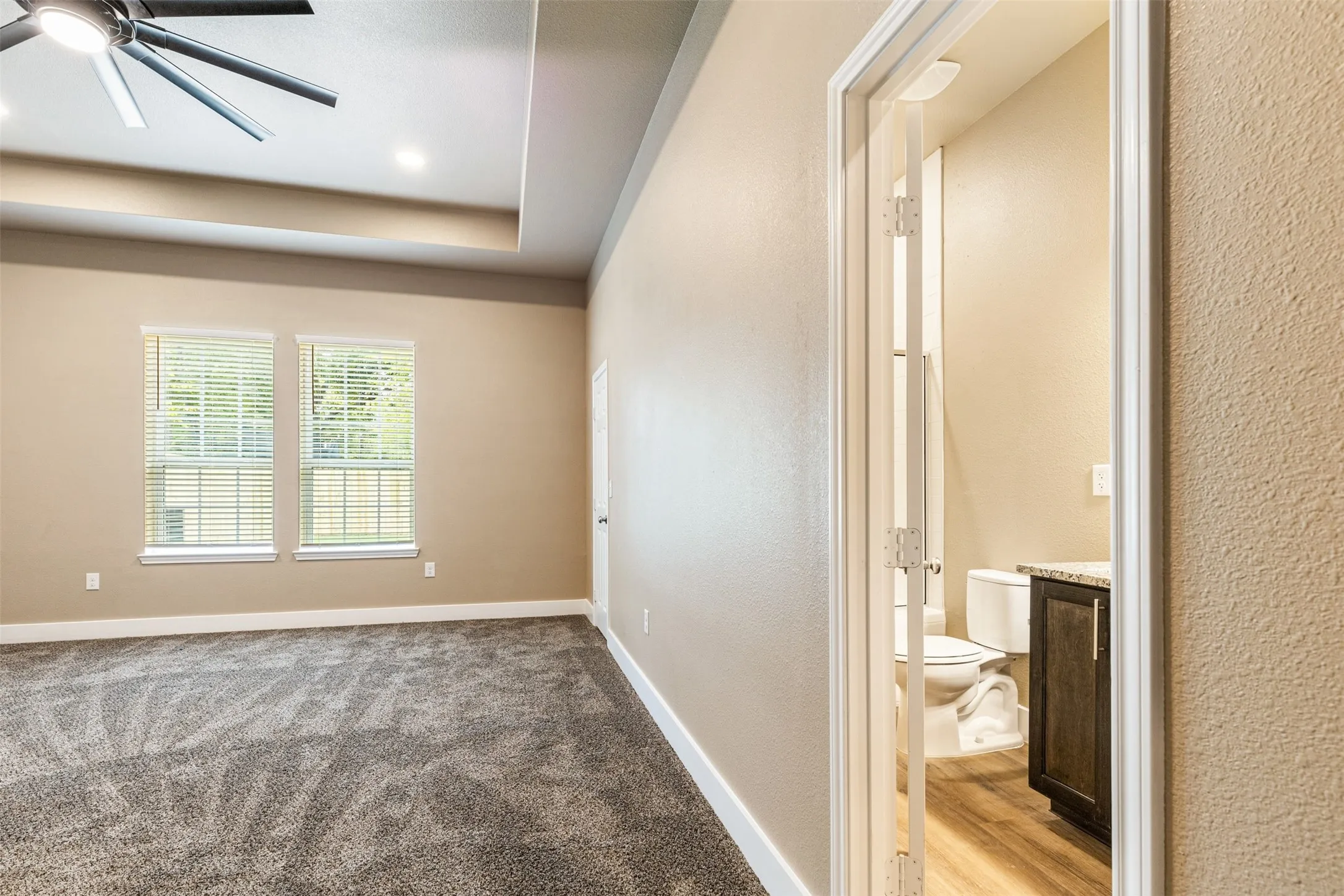 Ensuite and views to the private yard