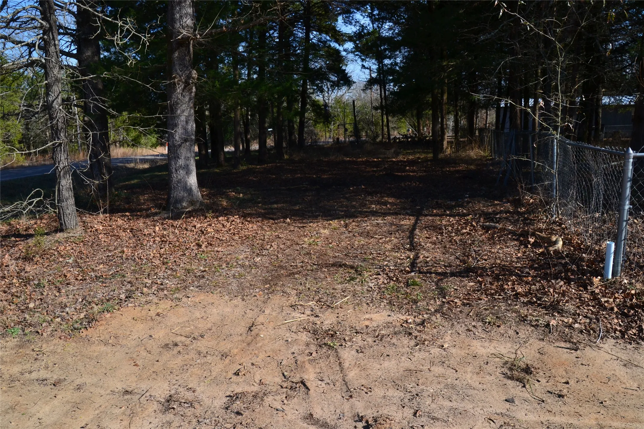 View of Lot 1 towards RV hookup