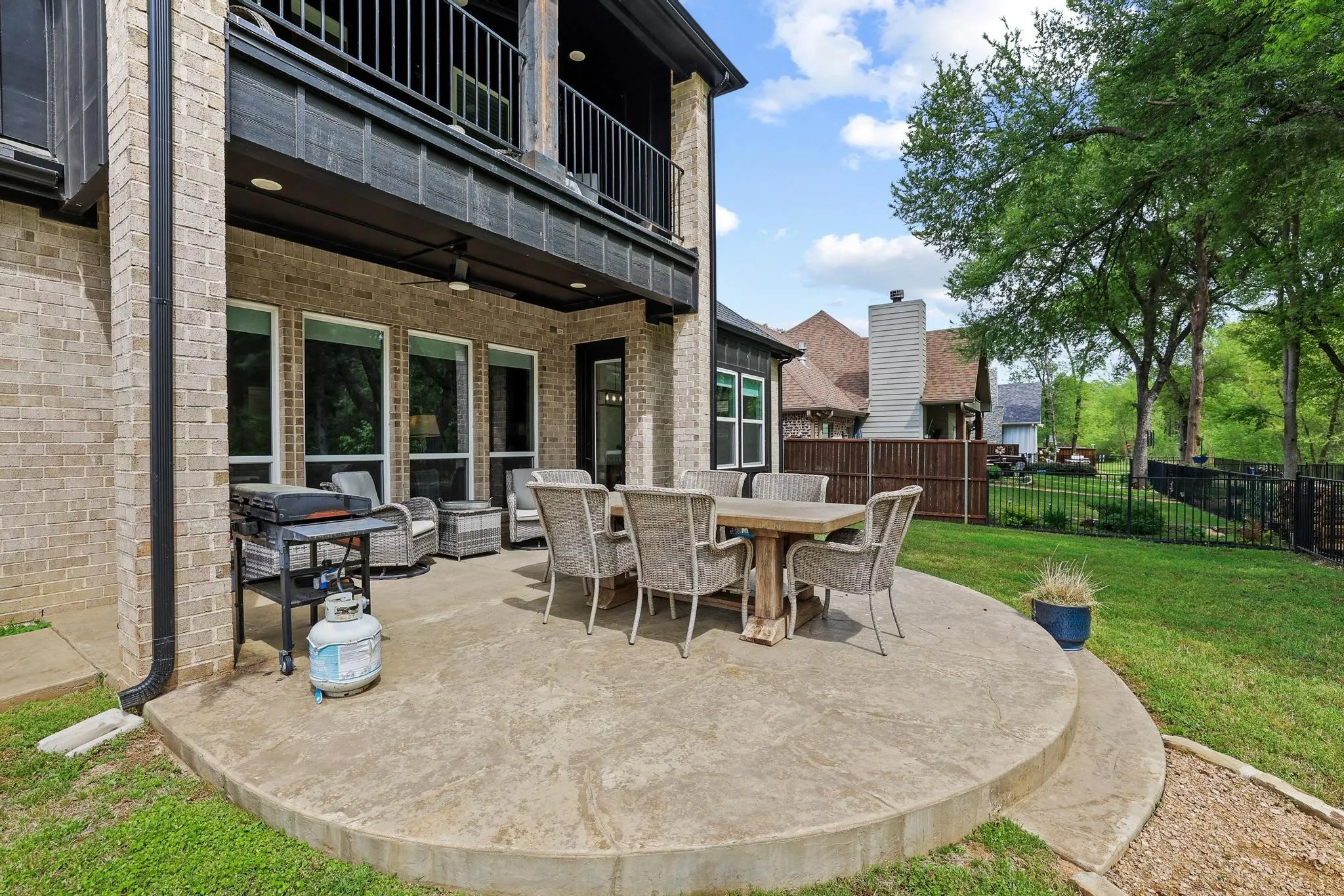Patio / terrace featuring a patio area, outdoor dining space, and area for grilling