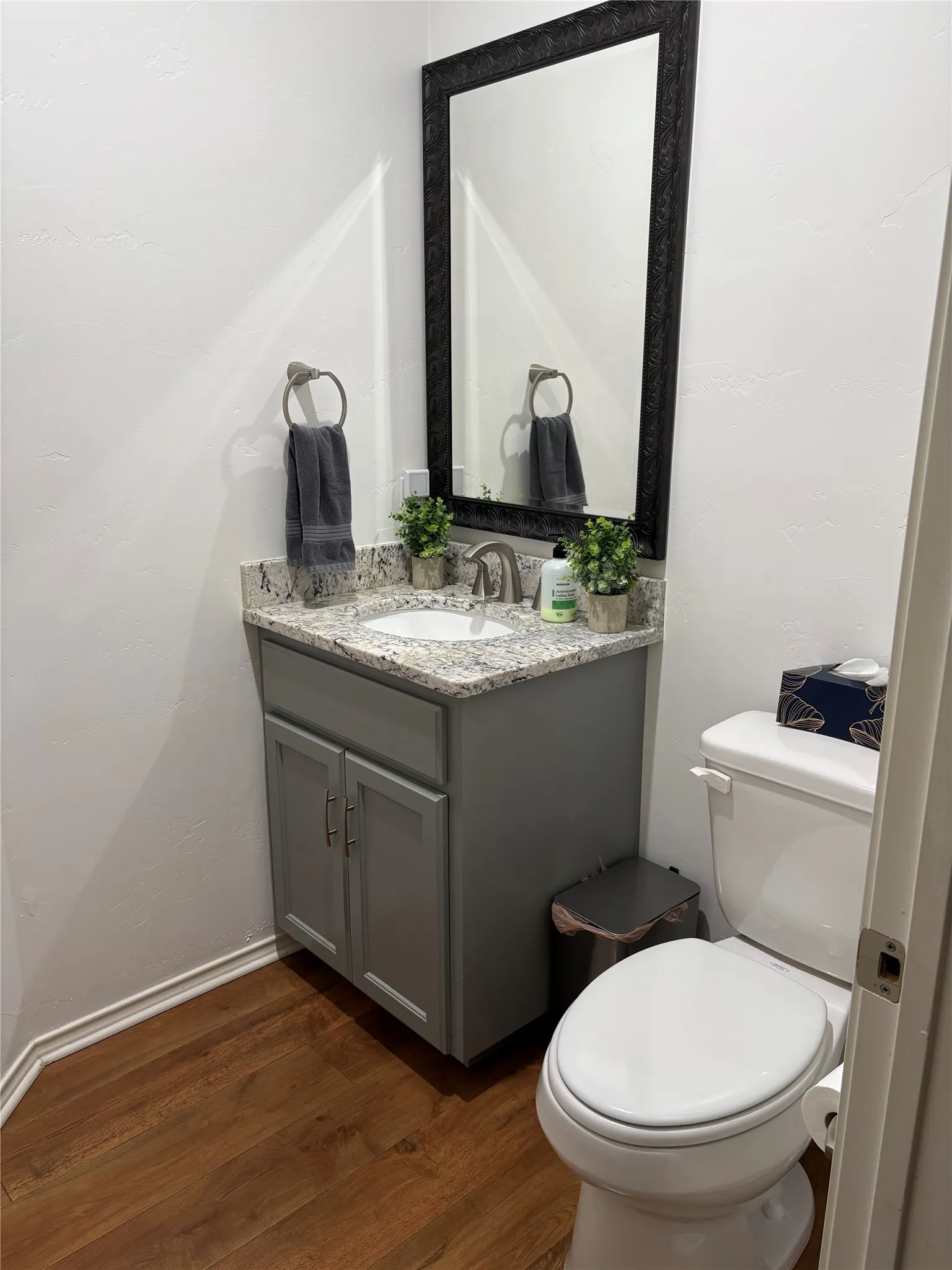 Half bath off of living room - great for visiting guests