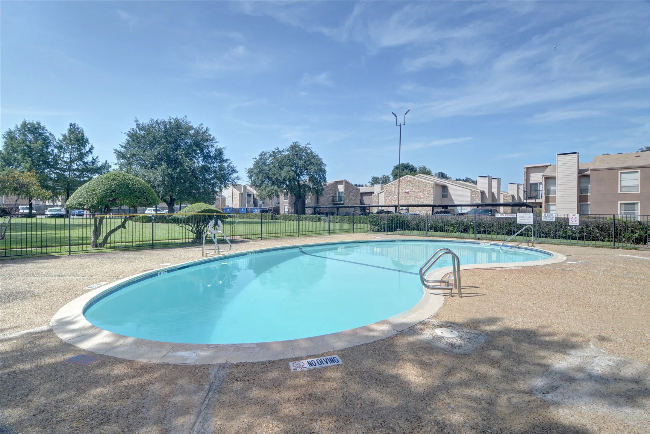 ONE OF TWO OF THE COMMUNITY POOLS