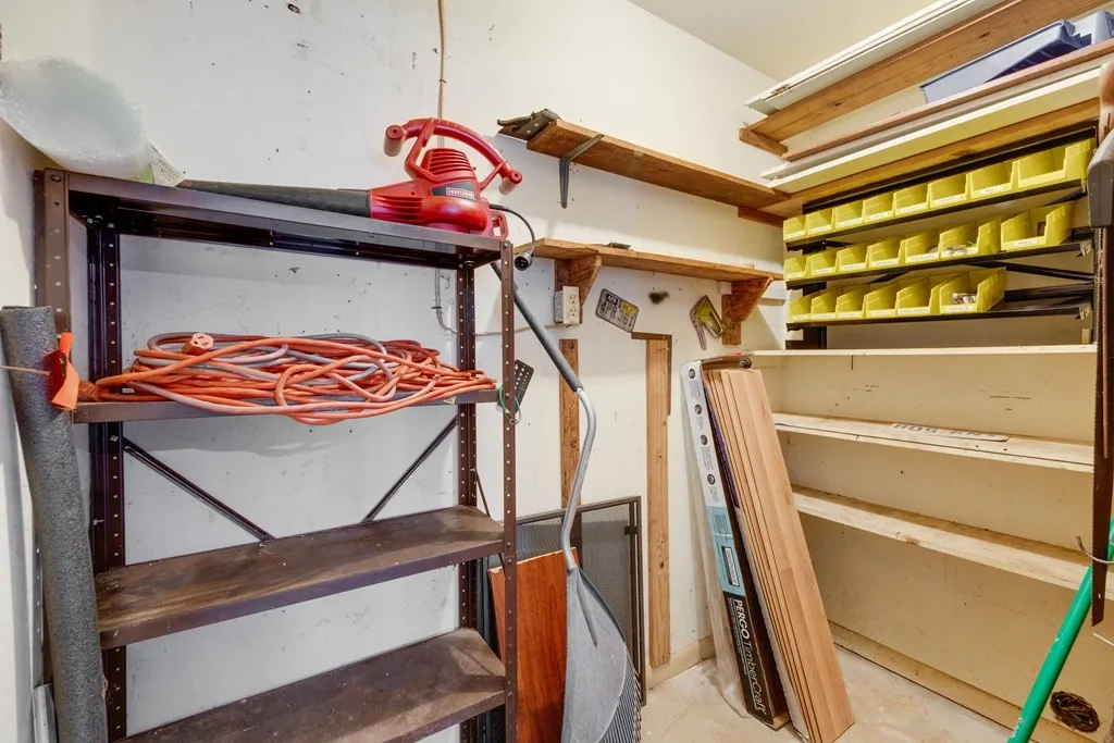 View of storage area