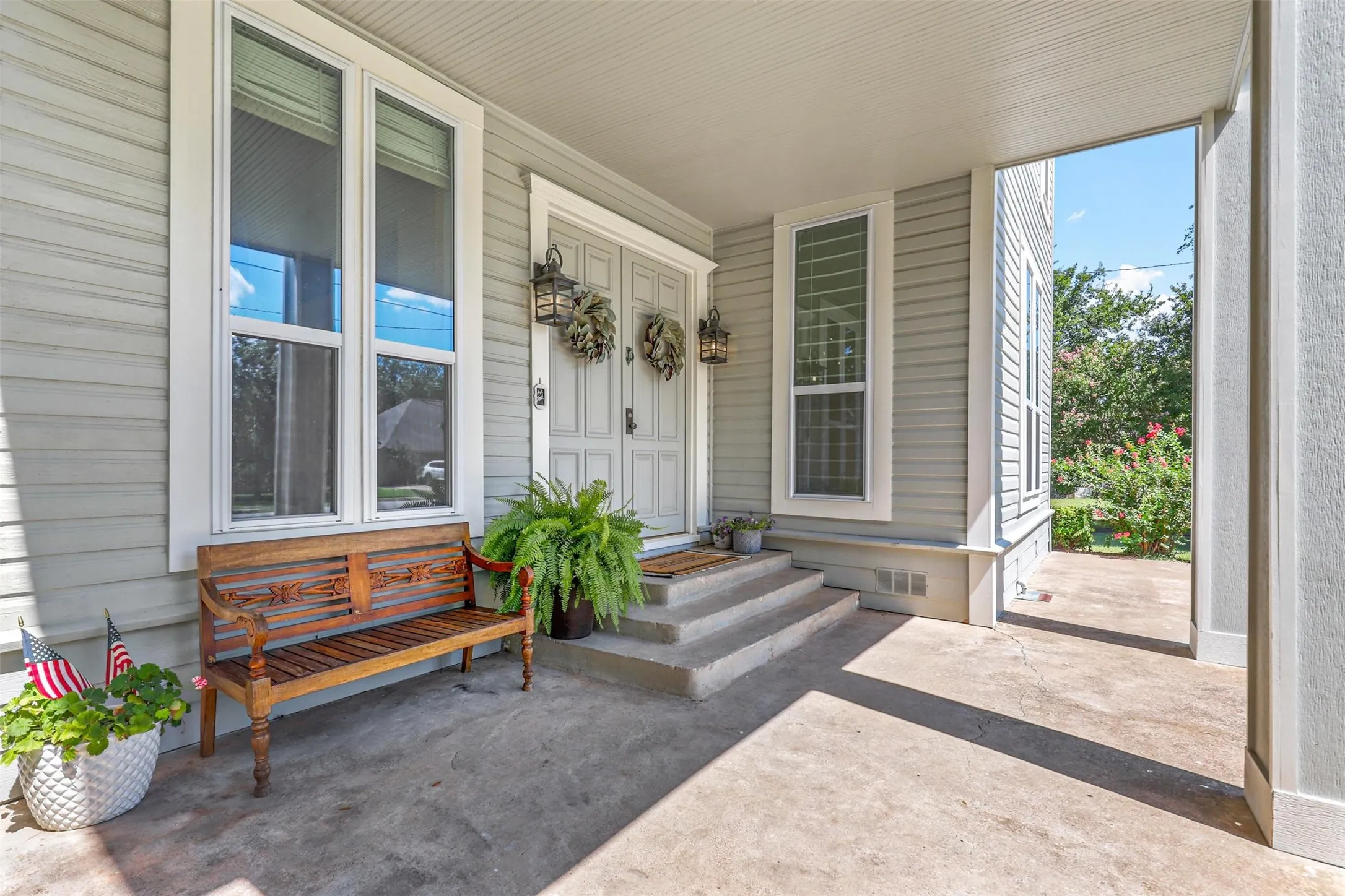 Large covered front porch