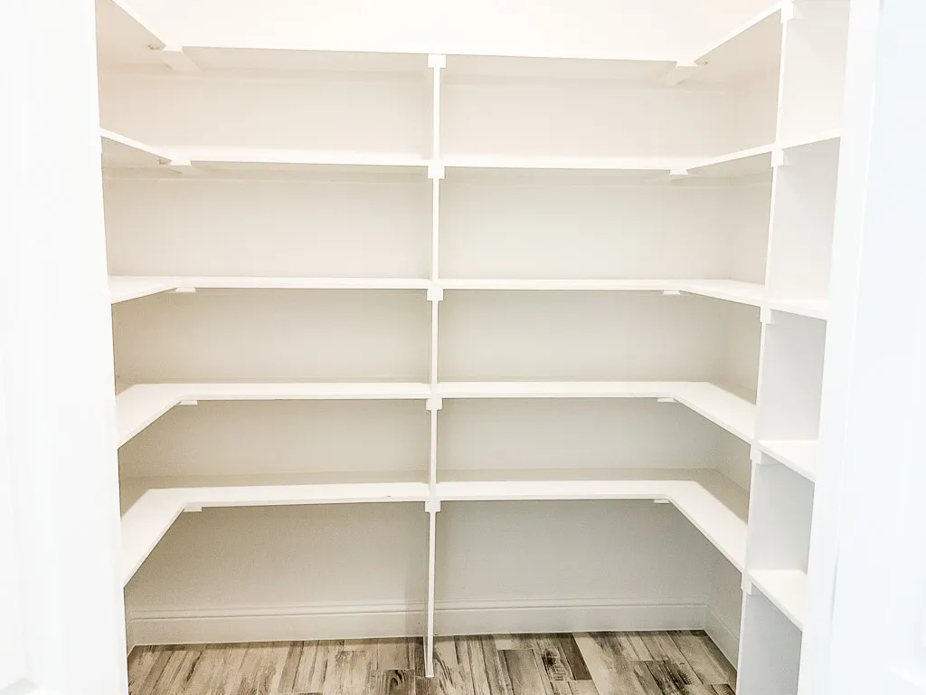 Large walk-in kitchen pantry