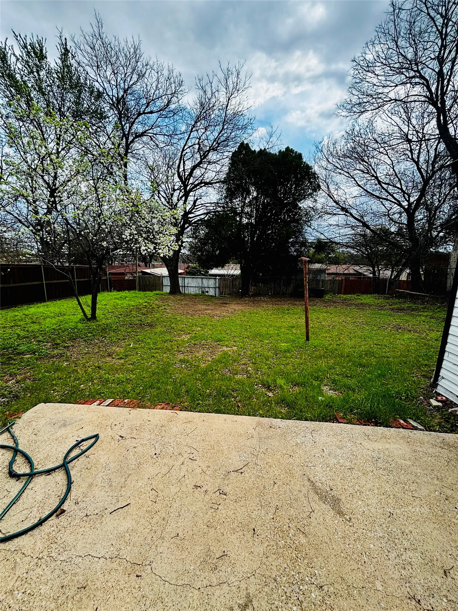 Back of Home and yard