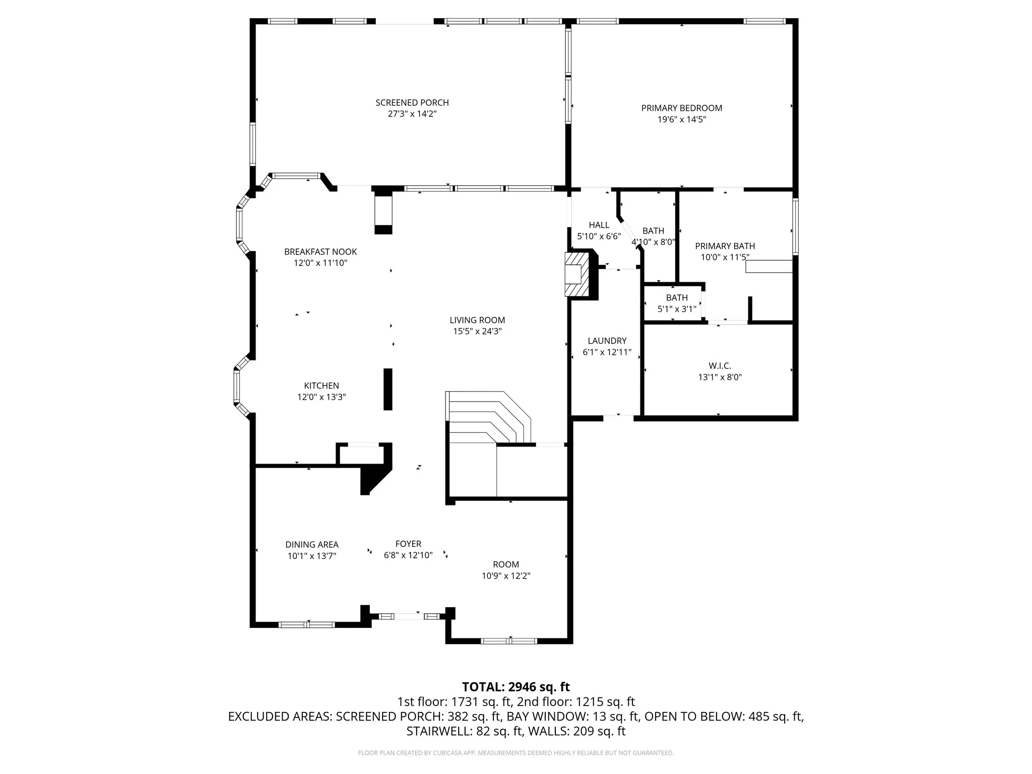 View of home floor plan
