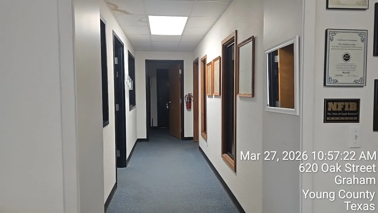Hallway from front desk