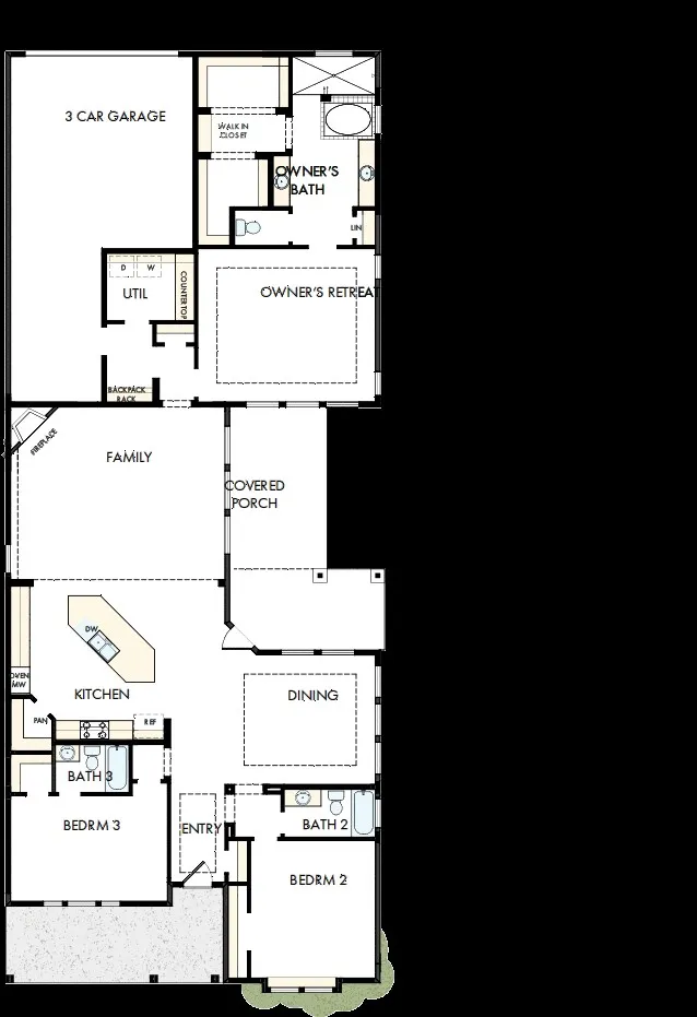 View of room layout