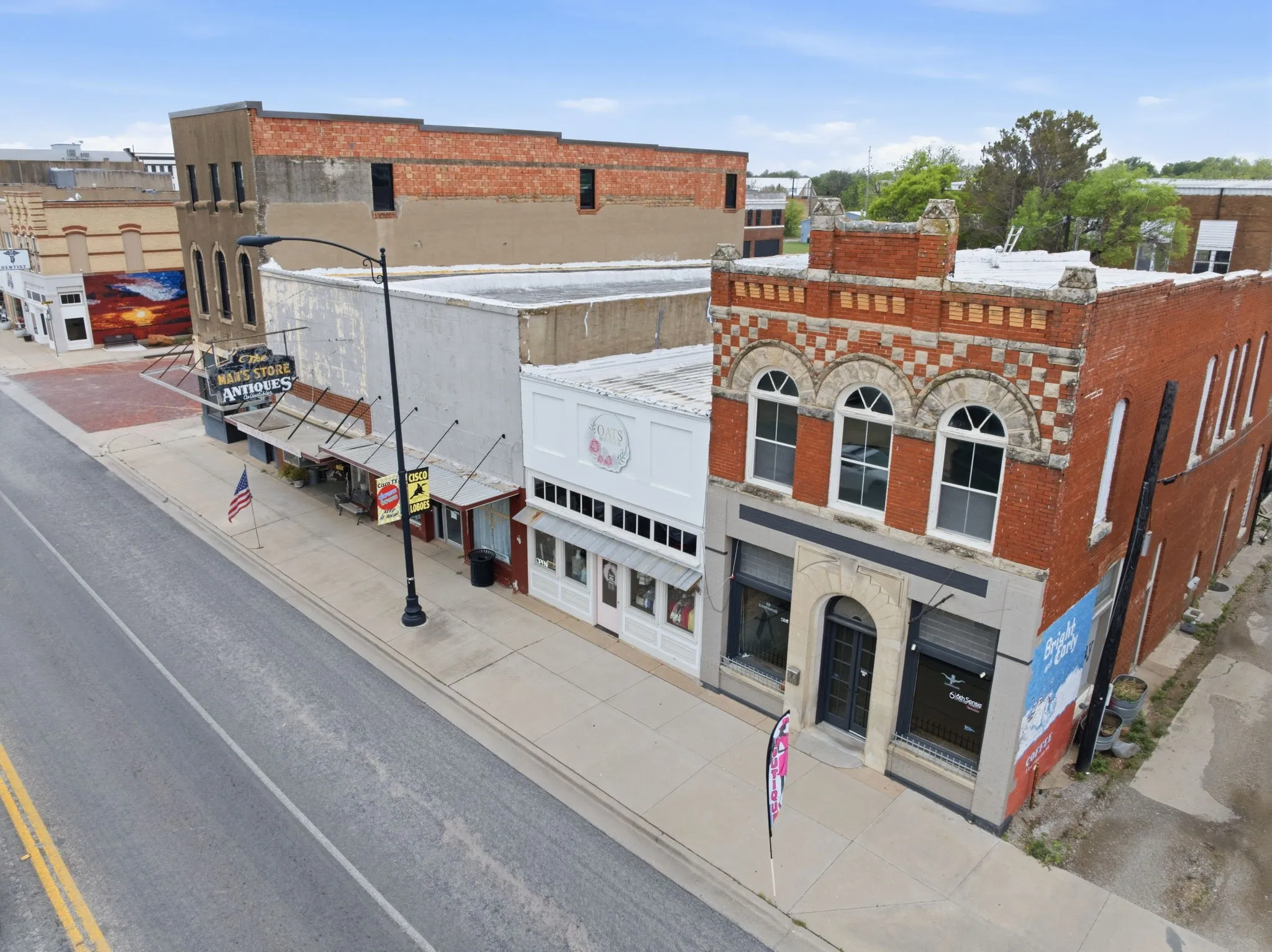 Retail For Sale in Eastland County , 612 Conrad Hilton Boulevard, Cisco, Texas 76437, 0, 0, Garage spaces, 0 Sqft, built in 1880, Preowned, Price $240,000, mls#21219208, Real Estate Agent in Cisco, Homes For Sale in Eastland county, Homes For Sale in Cisco, Realtor in Cisco Texas, Real Estate Brokerage Independent Realty Texas, Luminita Cordes Realtor
