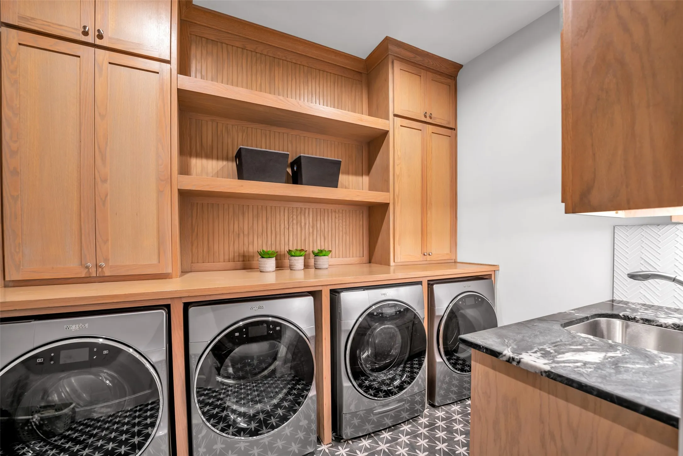Laundry room.