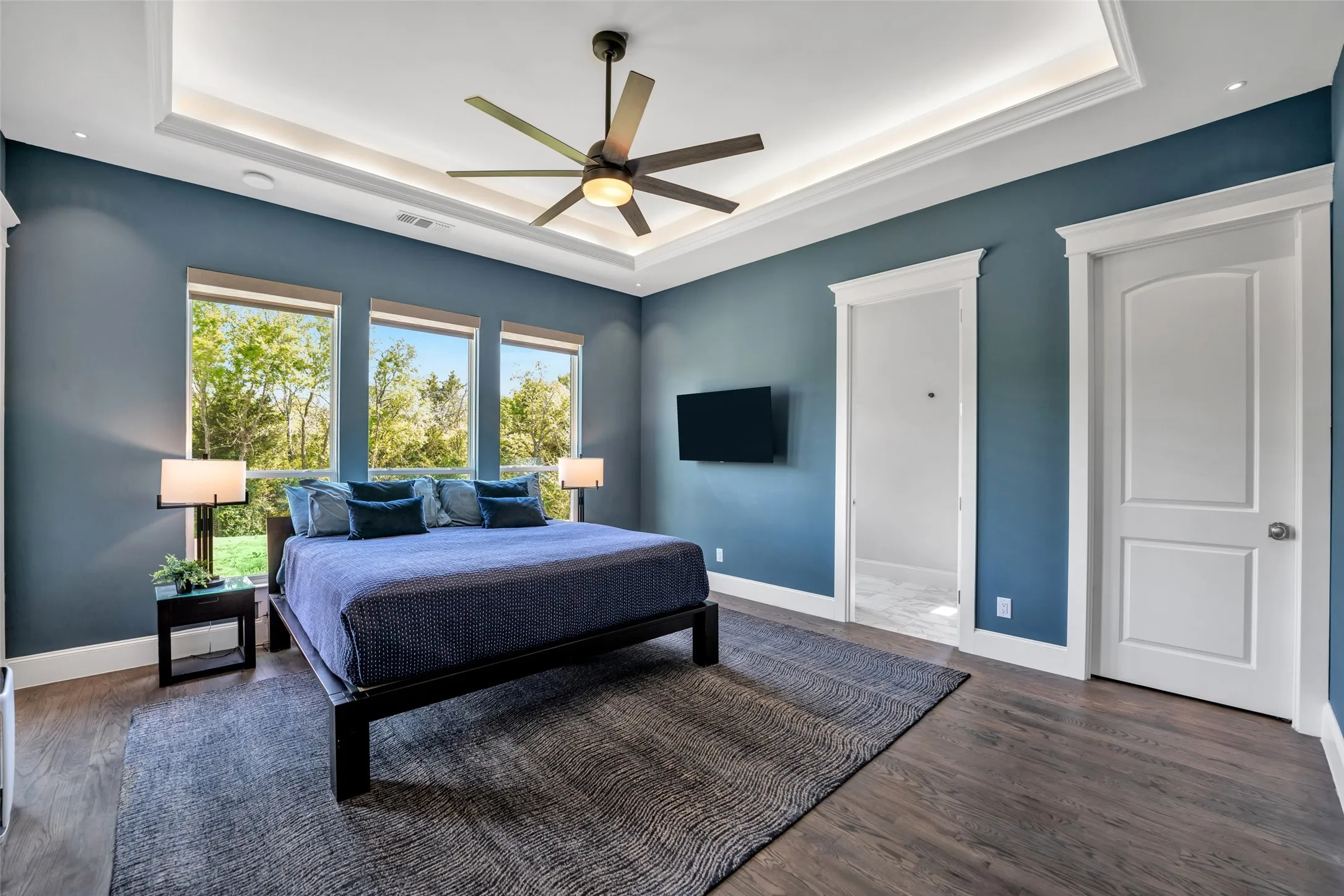 Secondary bedroom with ensuite bath.