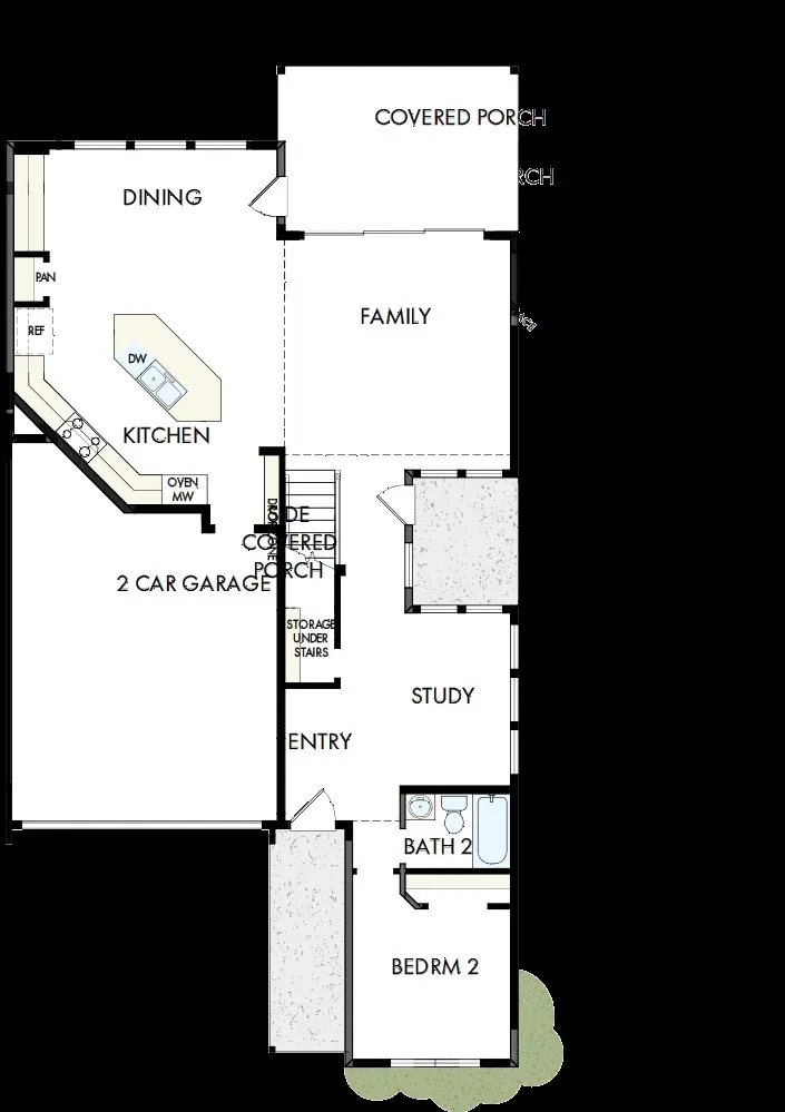 View of room layout