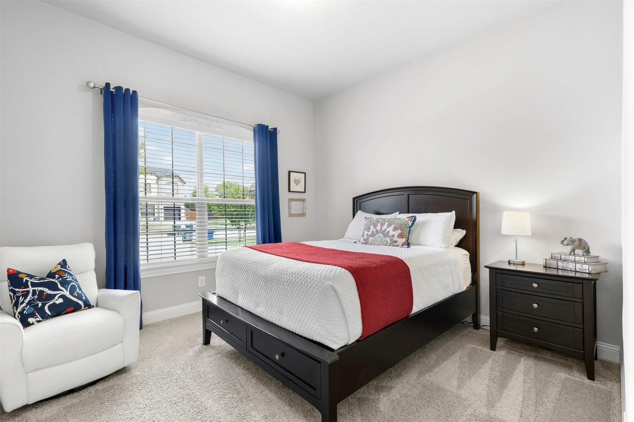 Downstairs Secondary Bedroom with private bath