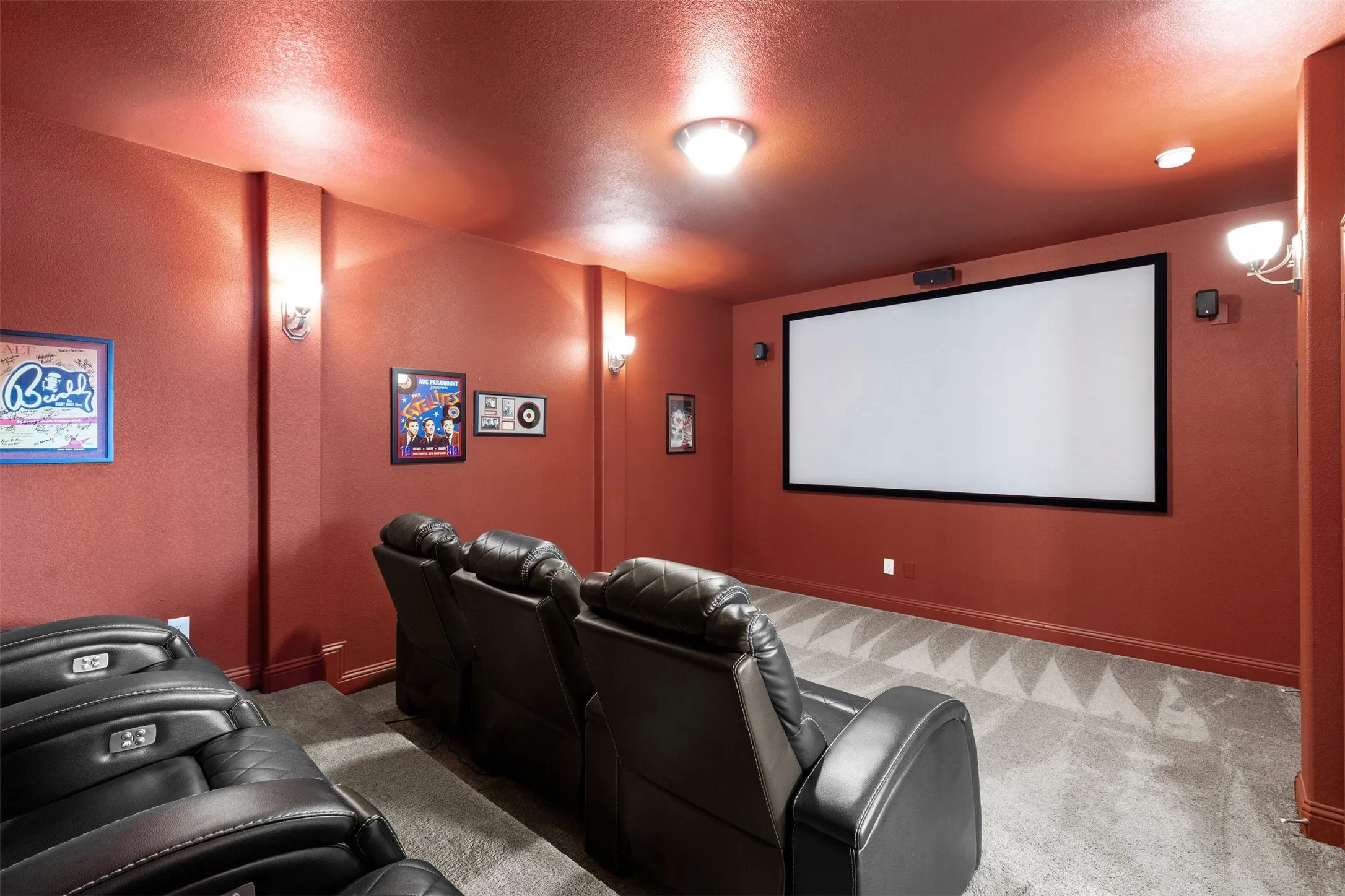 Theater Style Media Room