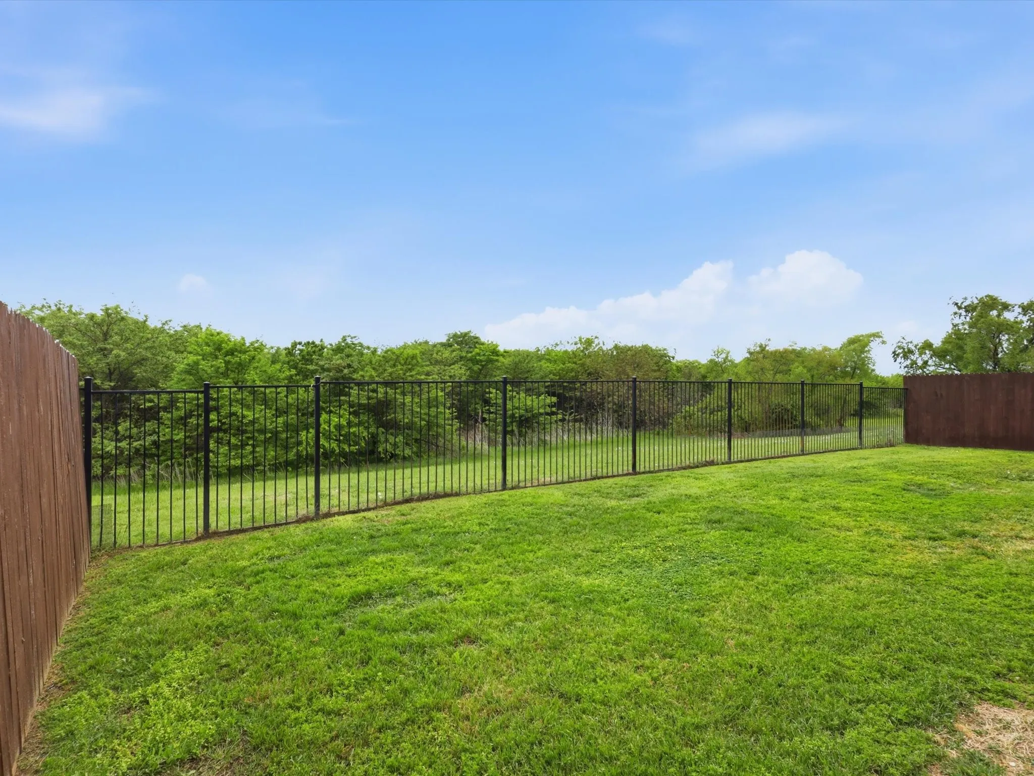 Green space views!