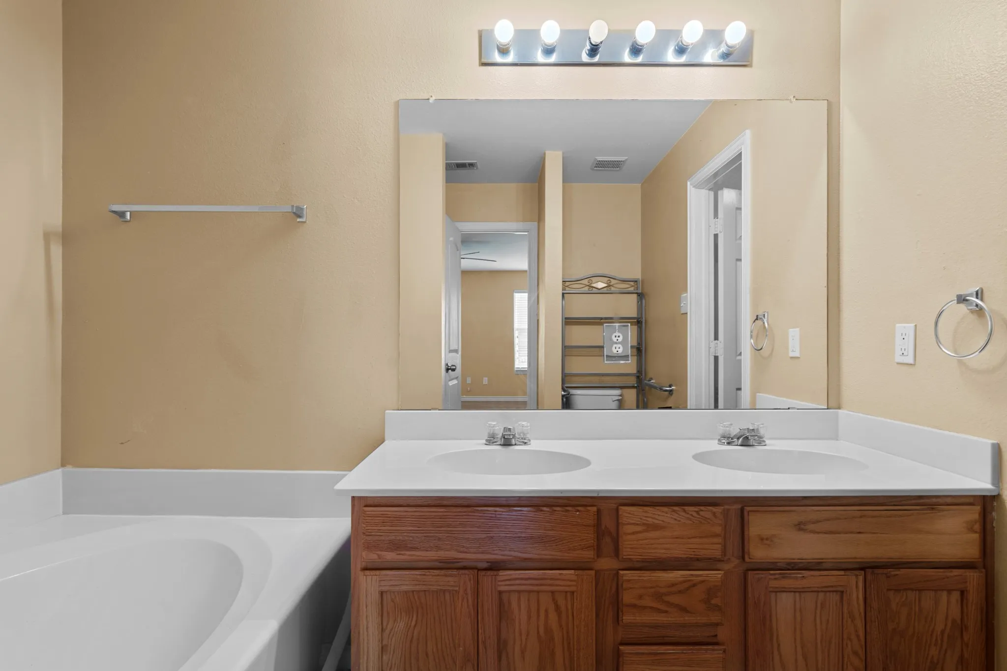 Primary bath with separate shower