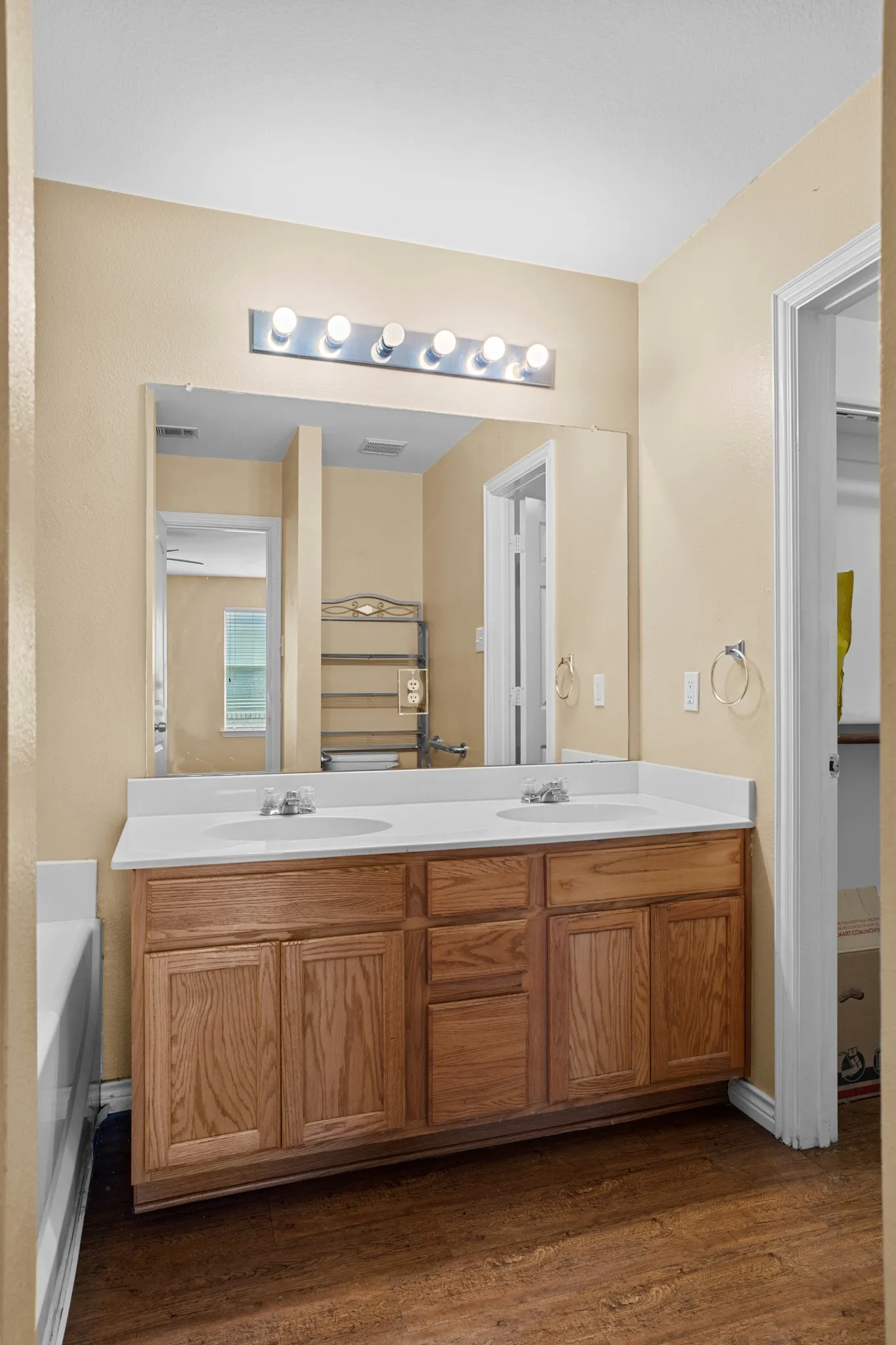 Primary bath with separate shower