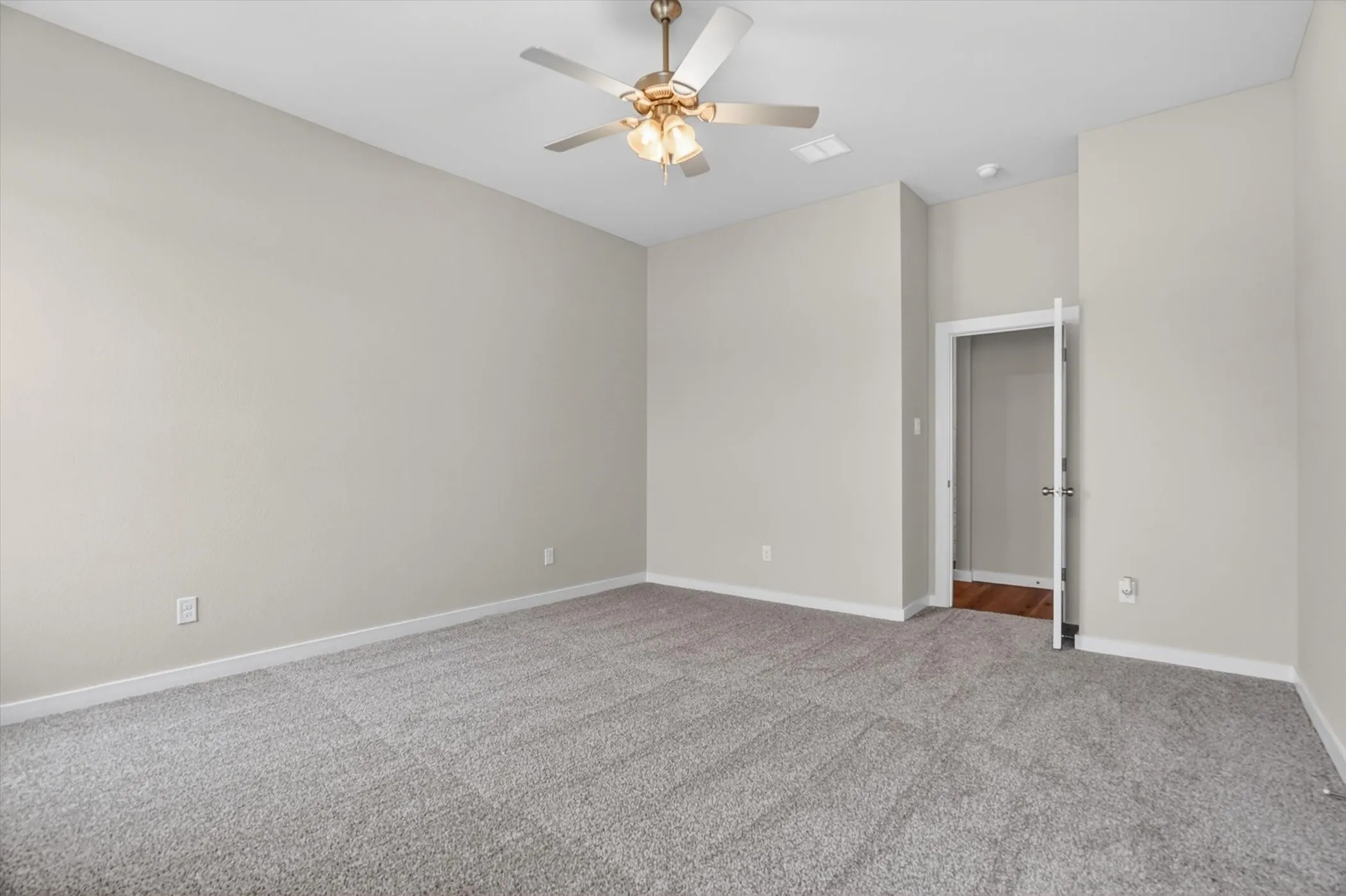 Spacious Primary Bedroom with plenty of room for multiple configurations!