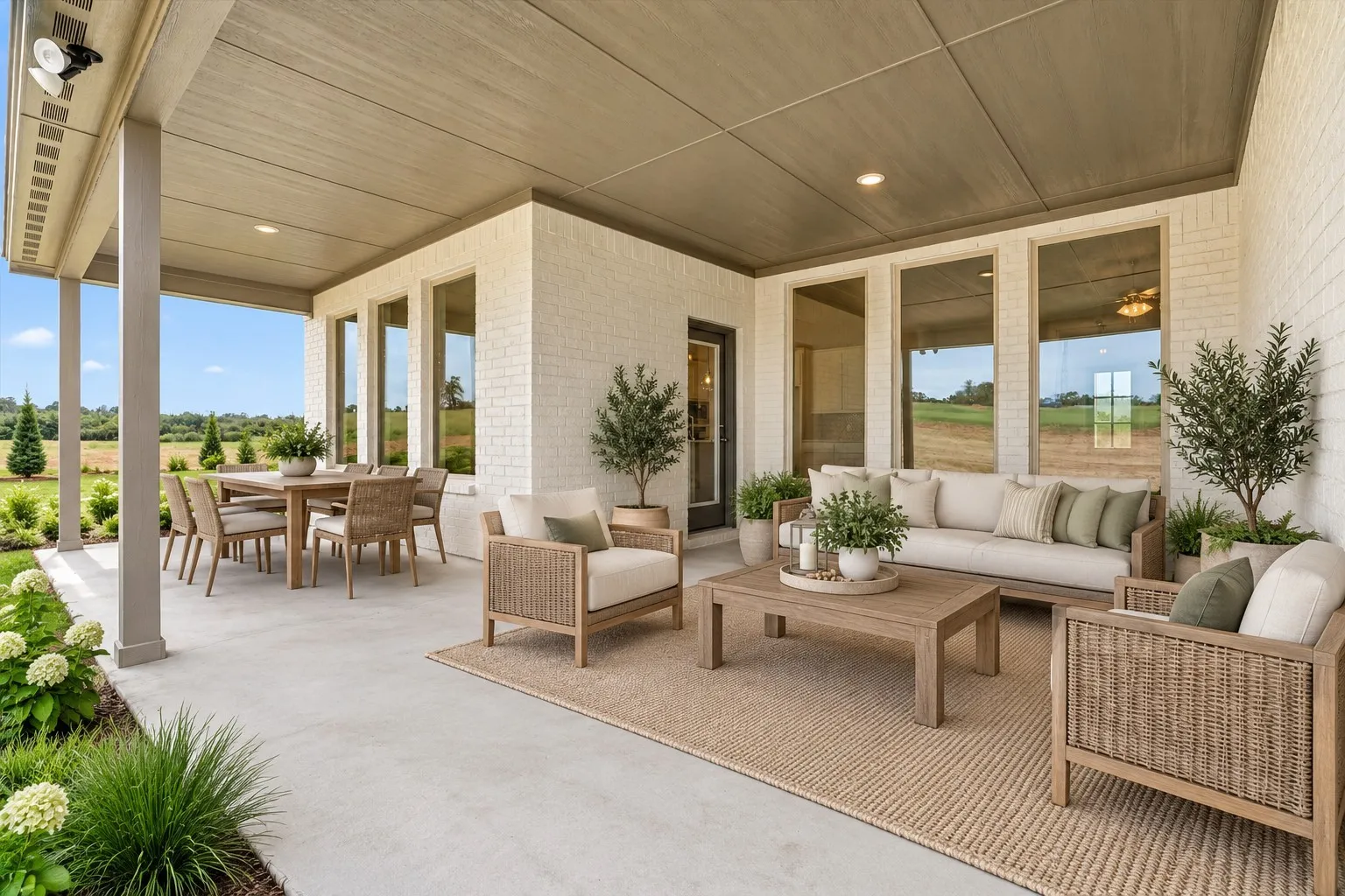 AI IMAGE - Virtually Staged Back Patio