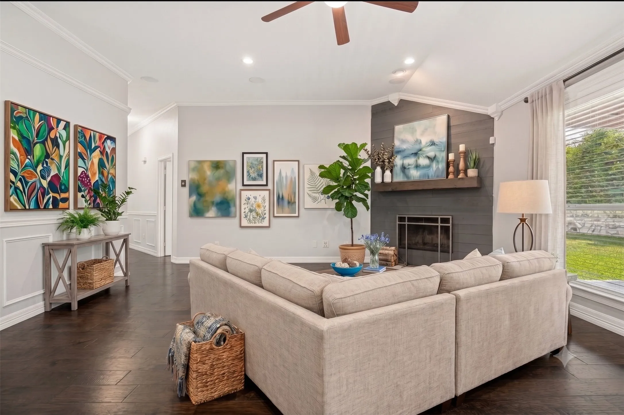Living Room - Virtually Staged