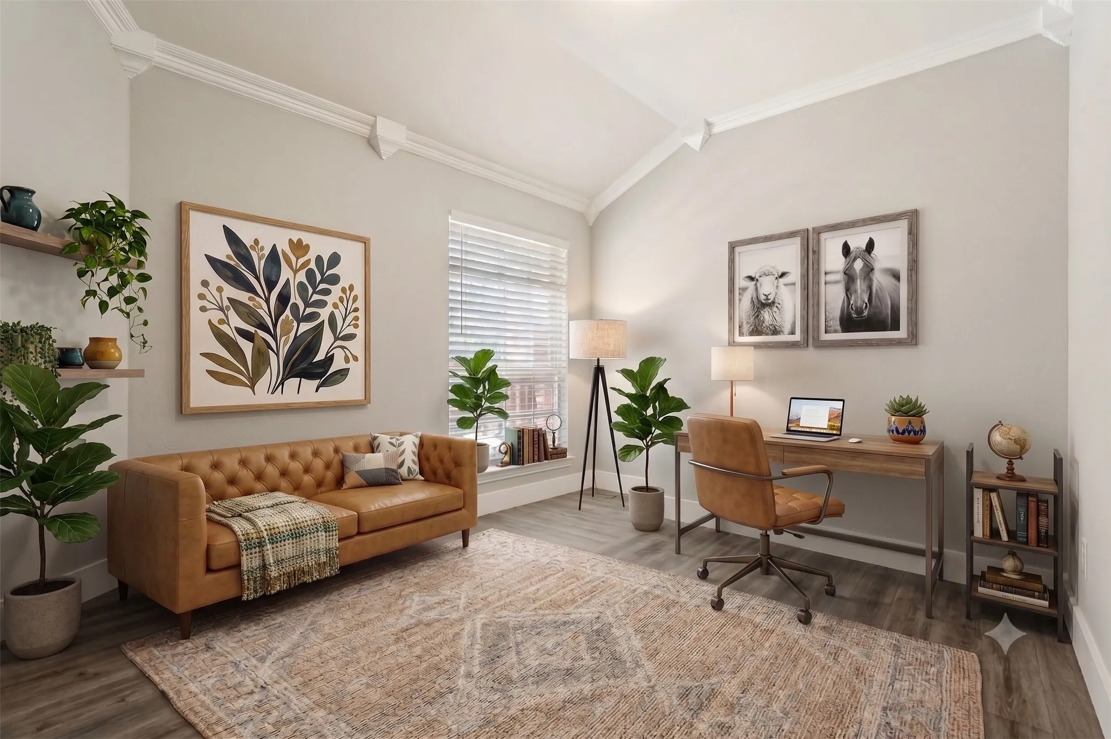 Office or could be a 4th bedroom - Virutally Staged