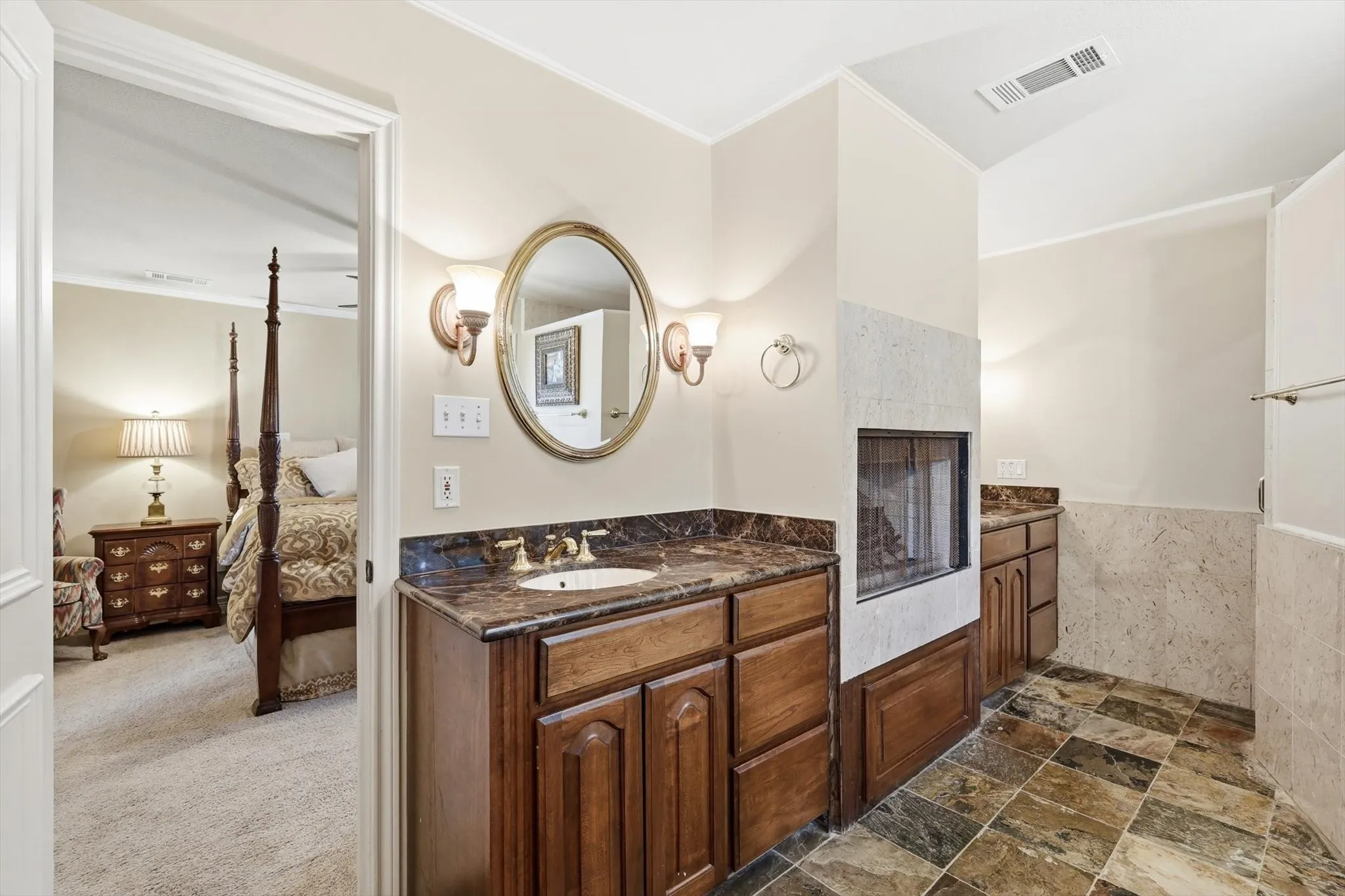 Pretty primary bathroom