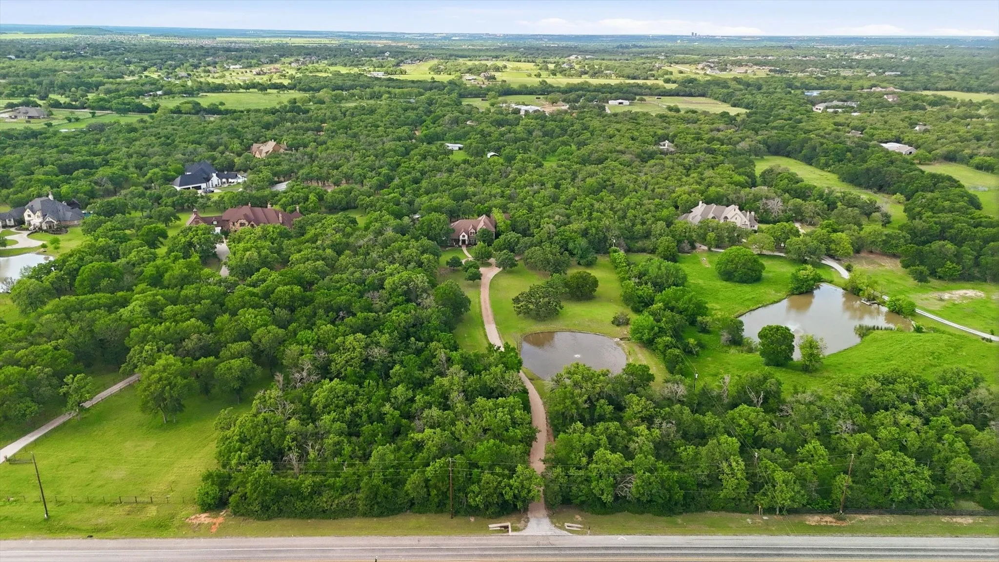 One of the most private properties in Argyle.