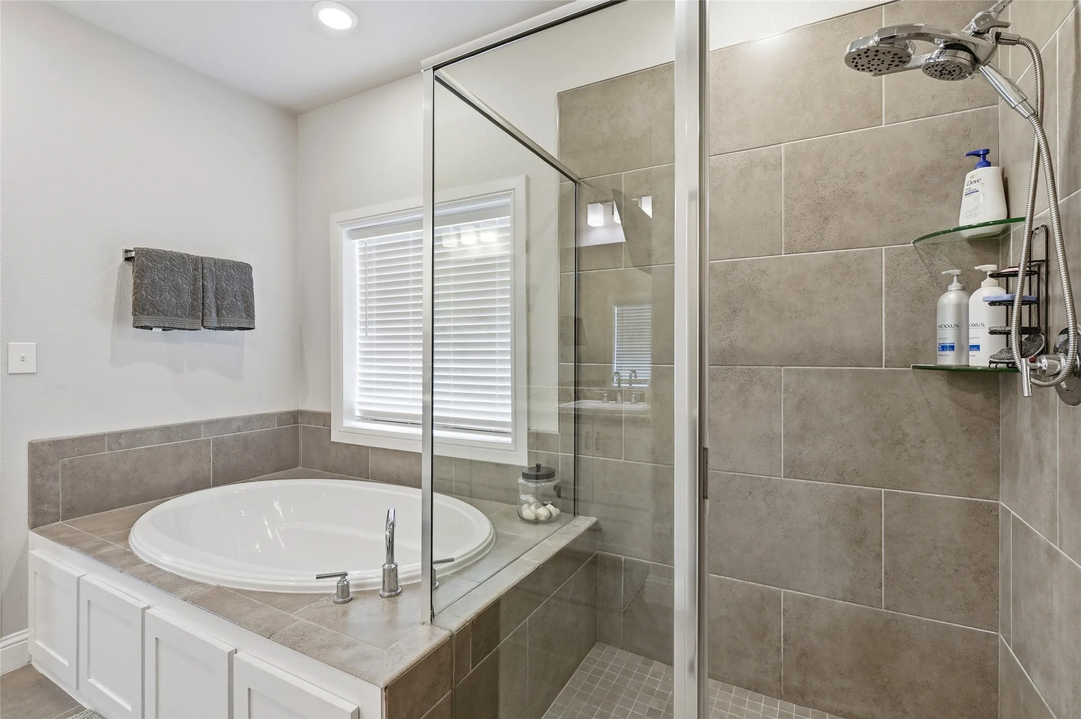 Luxury Primary Bath with Garden Tub and Shower