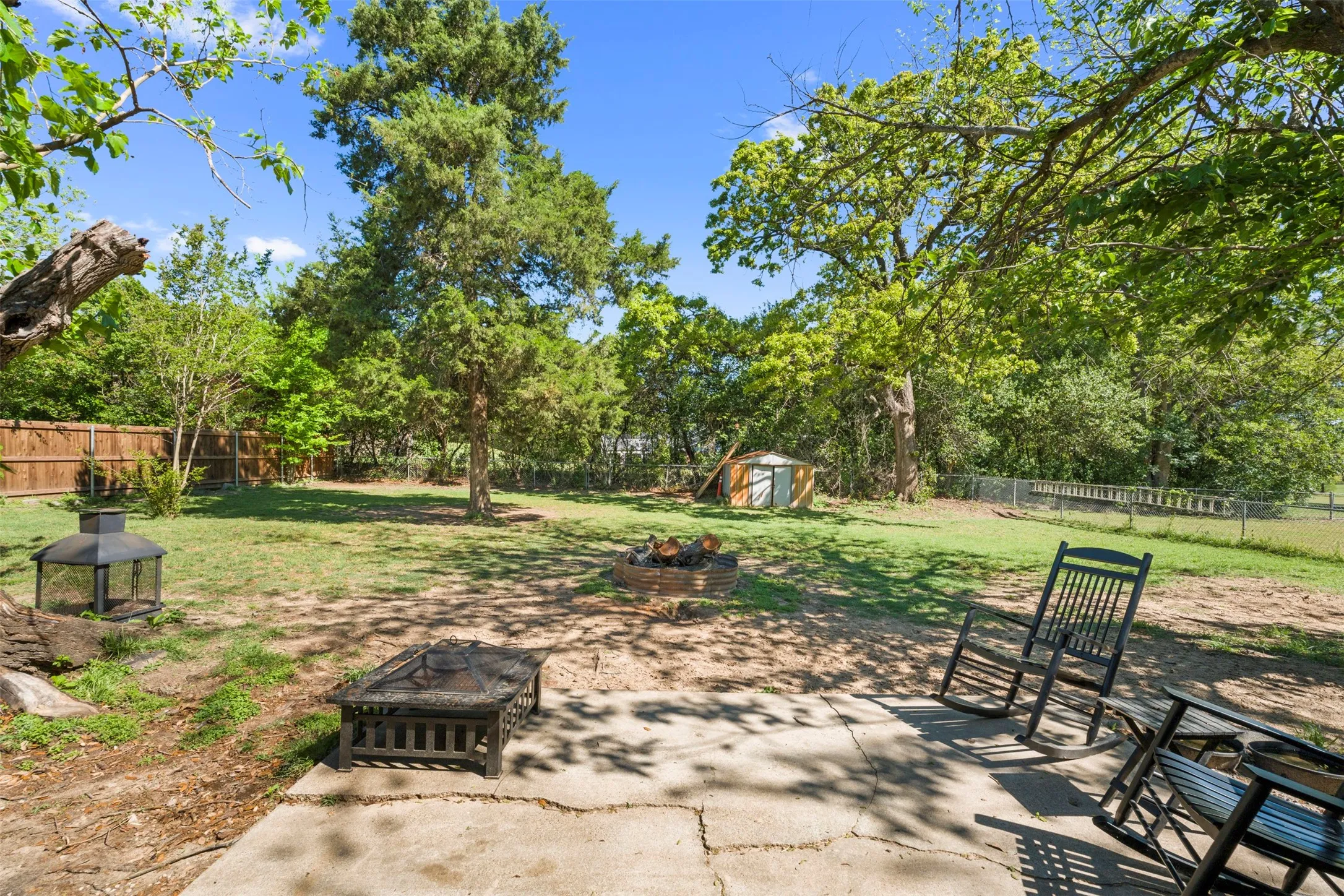 back yard