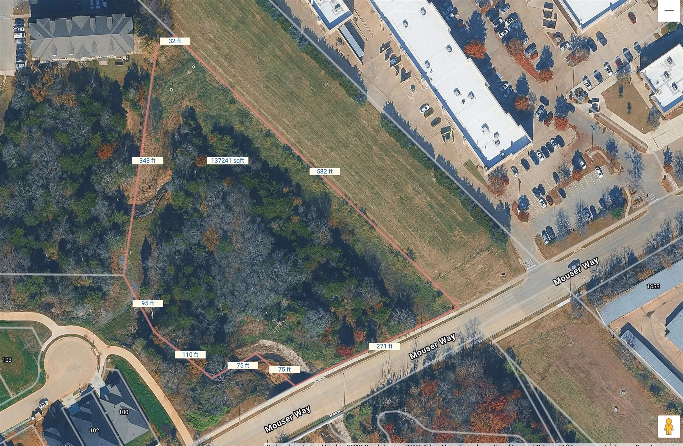 Aerial Lot Dimensions
