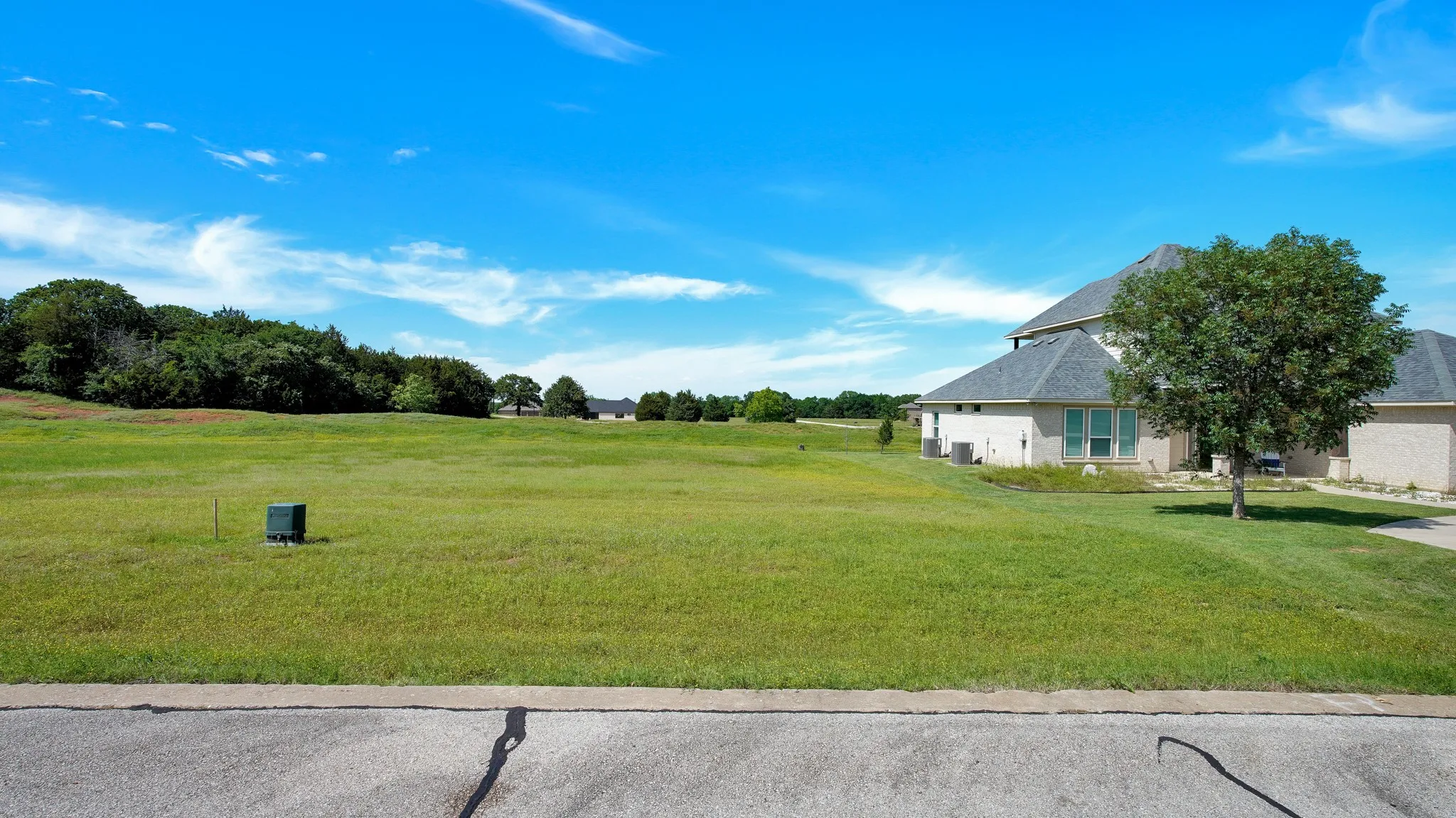 View of green lawn