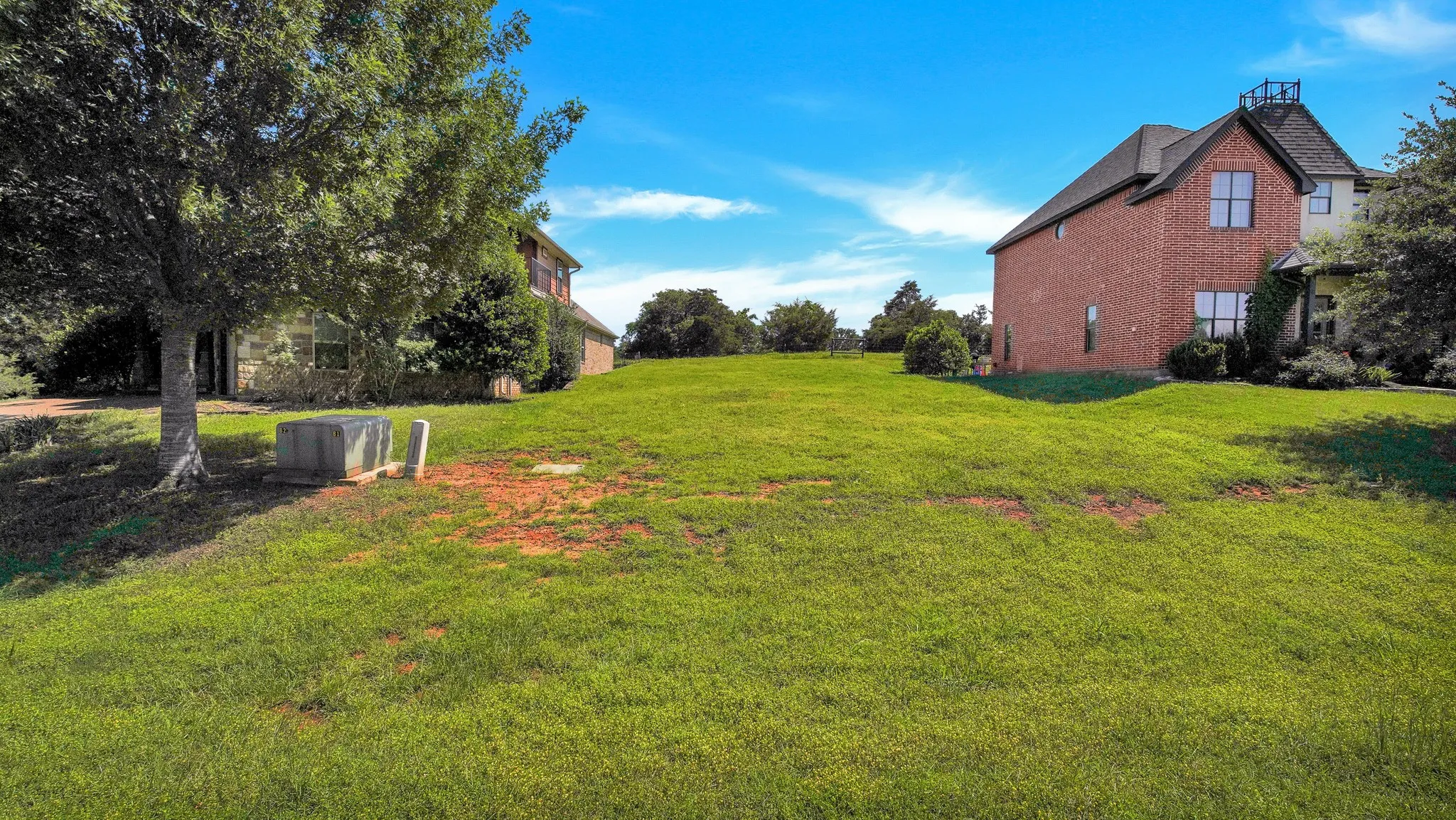 View of green lawn