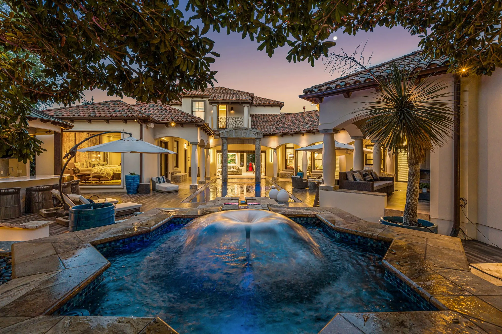 Resort style backyard