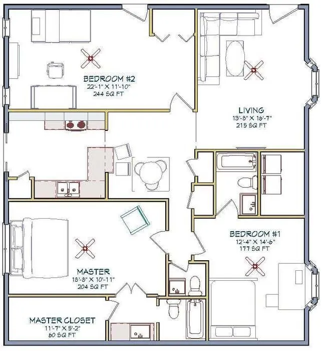 View of room layout