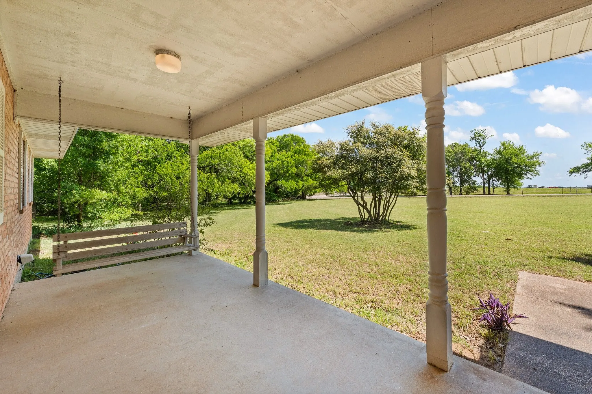 Large front porch