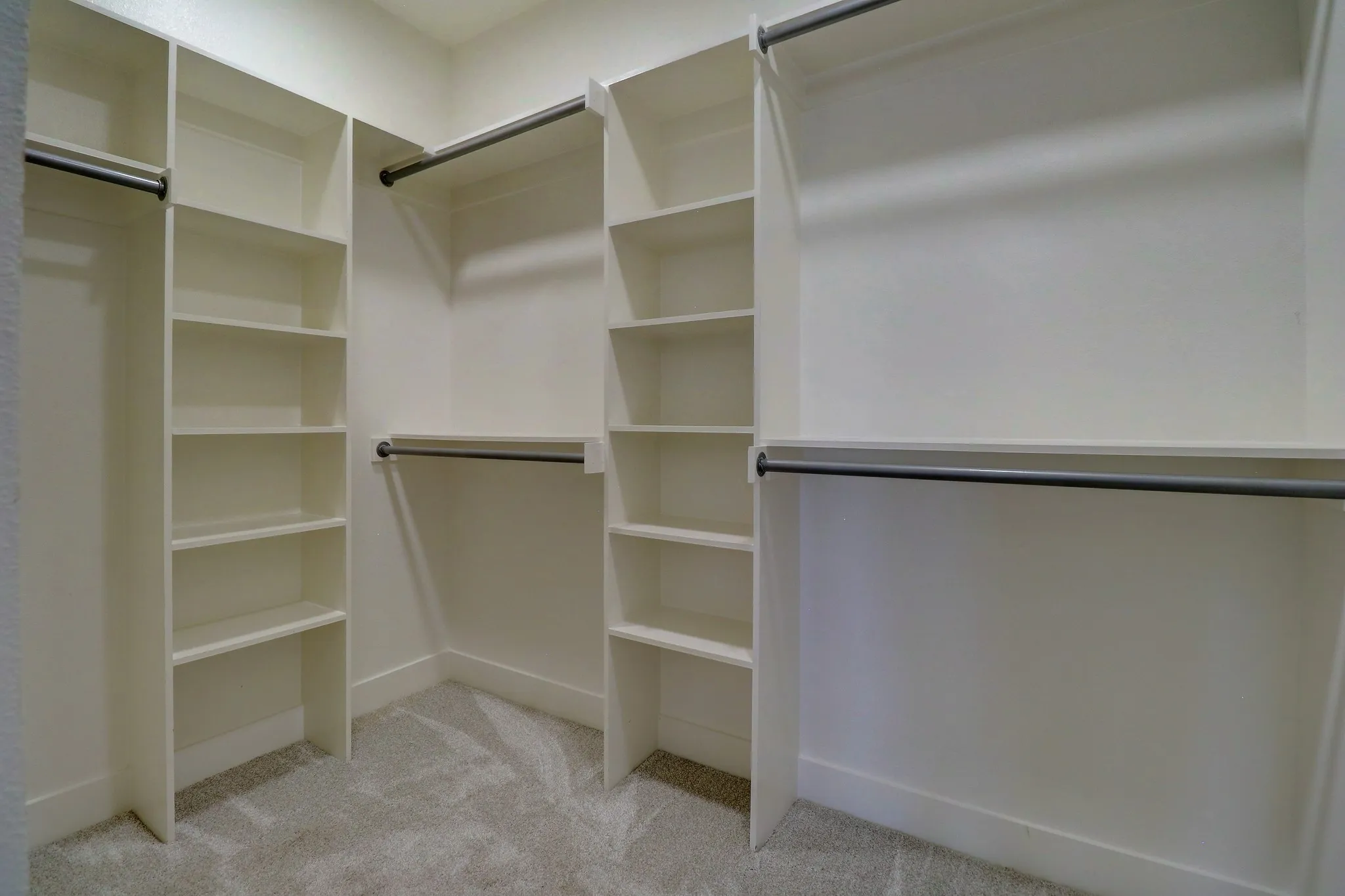 Oversized walk in closet
