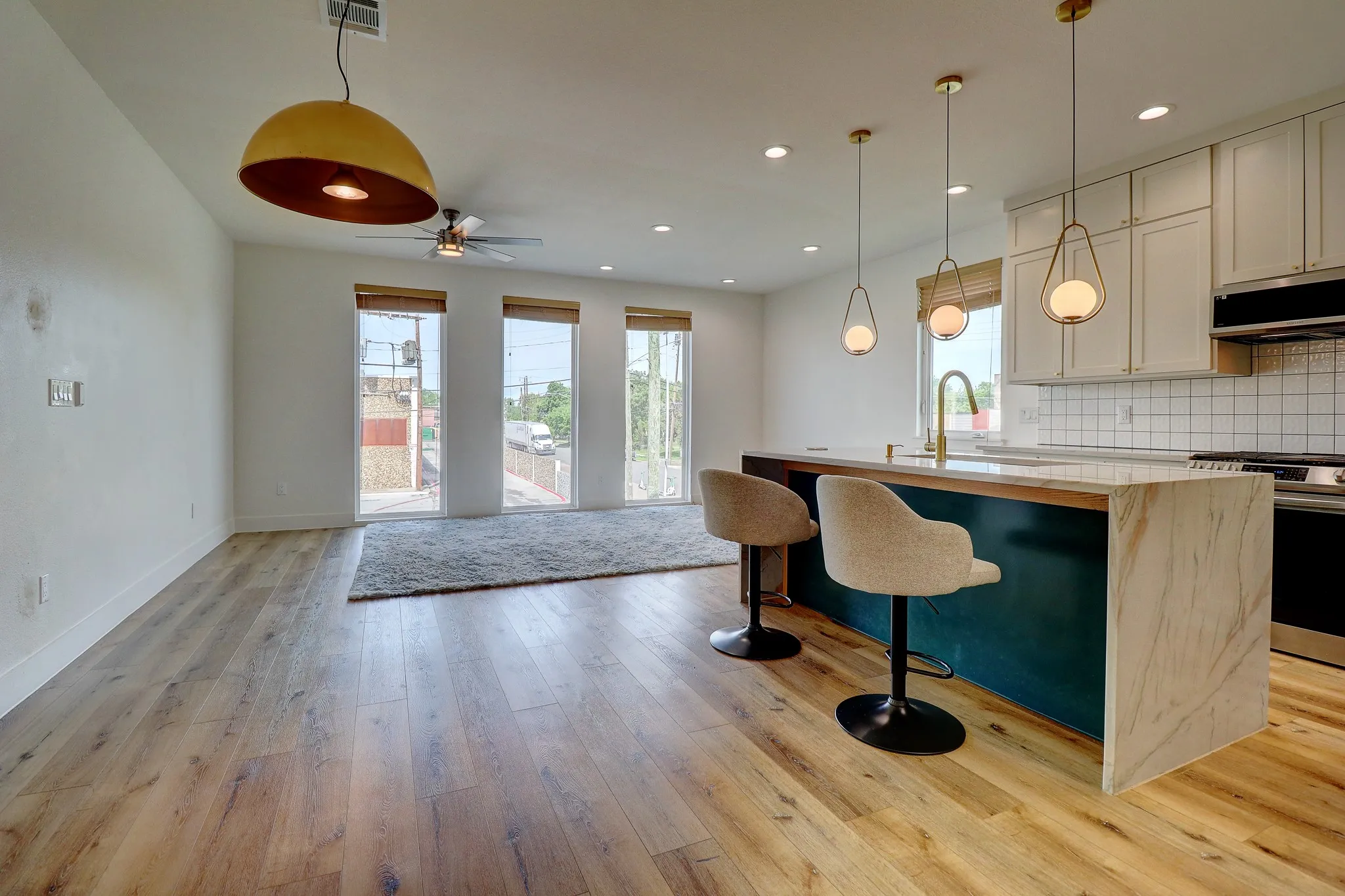 Kitchen/Dining/Living