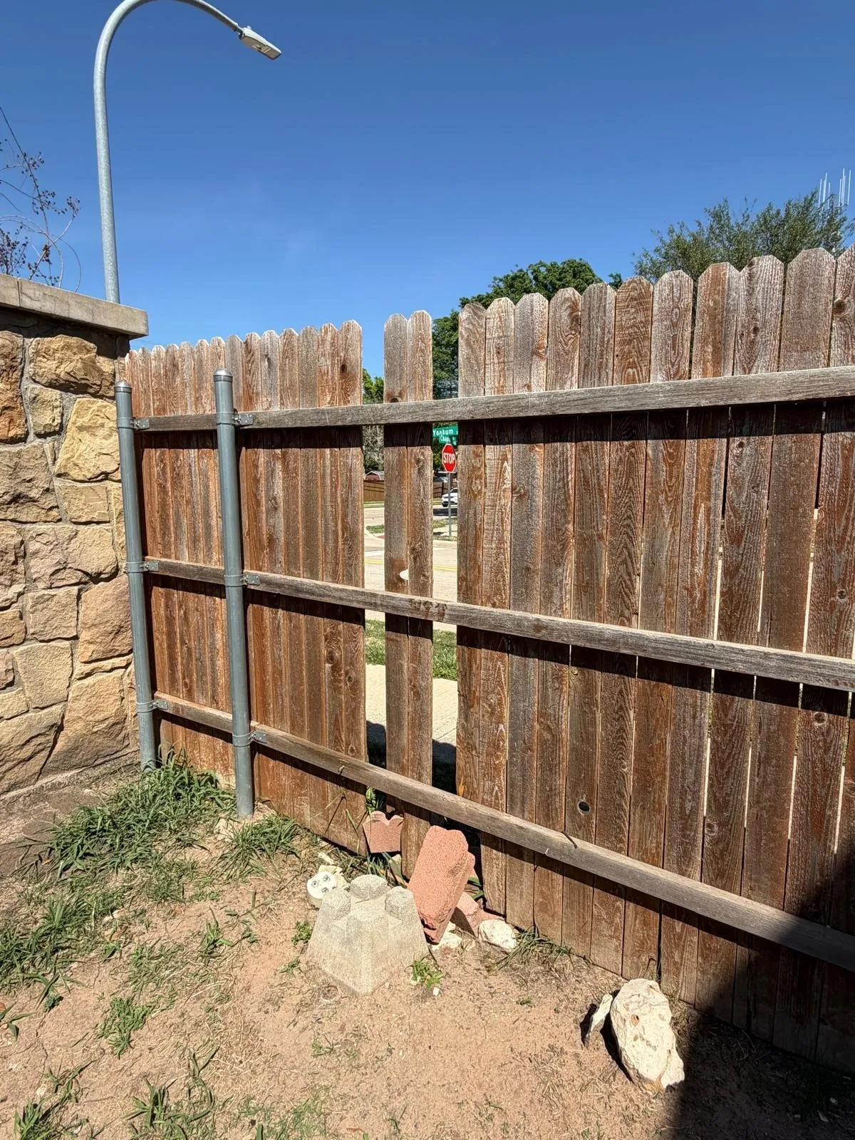 View of gate