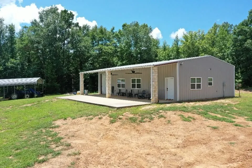 Single Family Residence For Sale in Morris County , 2409 County Road 2303, Lone Star, Texas 75668, 2 Bedrooms, 1 Bathroom, 2 Garage spaces, 1,225 Sqft, built in 2023, Preowned, Price $875,000, mls#21233581, Real Estate Agent in Lone Star, Homes For Sale in Morris county, Homes For Sale in Lone Star, Realtor in Lone Star Texas, Real Estate Brokerage Independent Realty Texas, Luminita Cordes Realtor