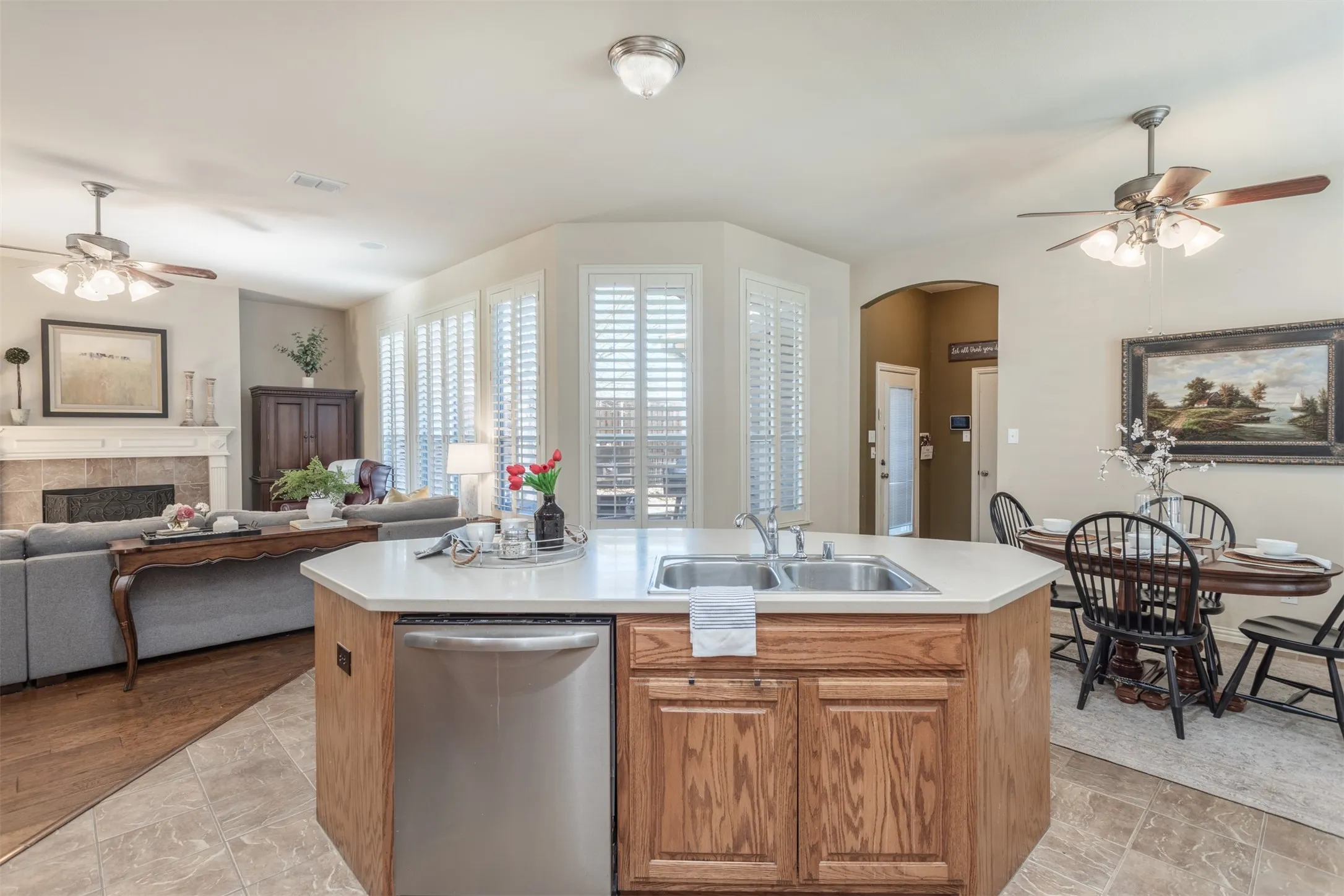 That's the view, right there! The true heart of the home!