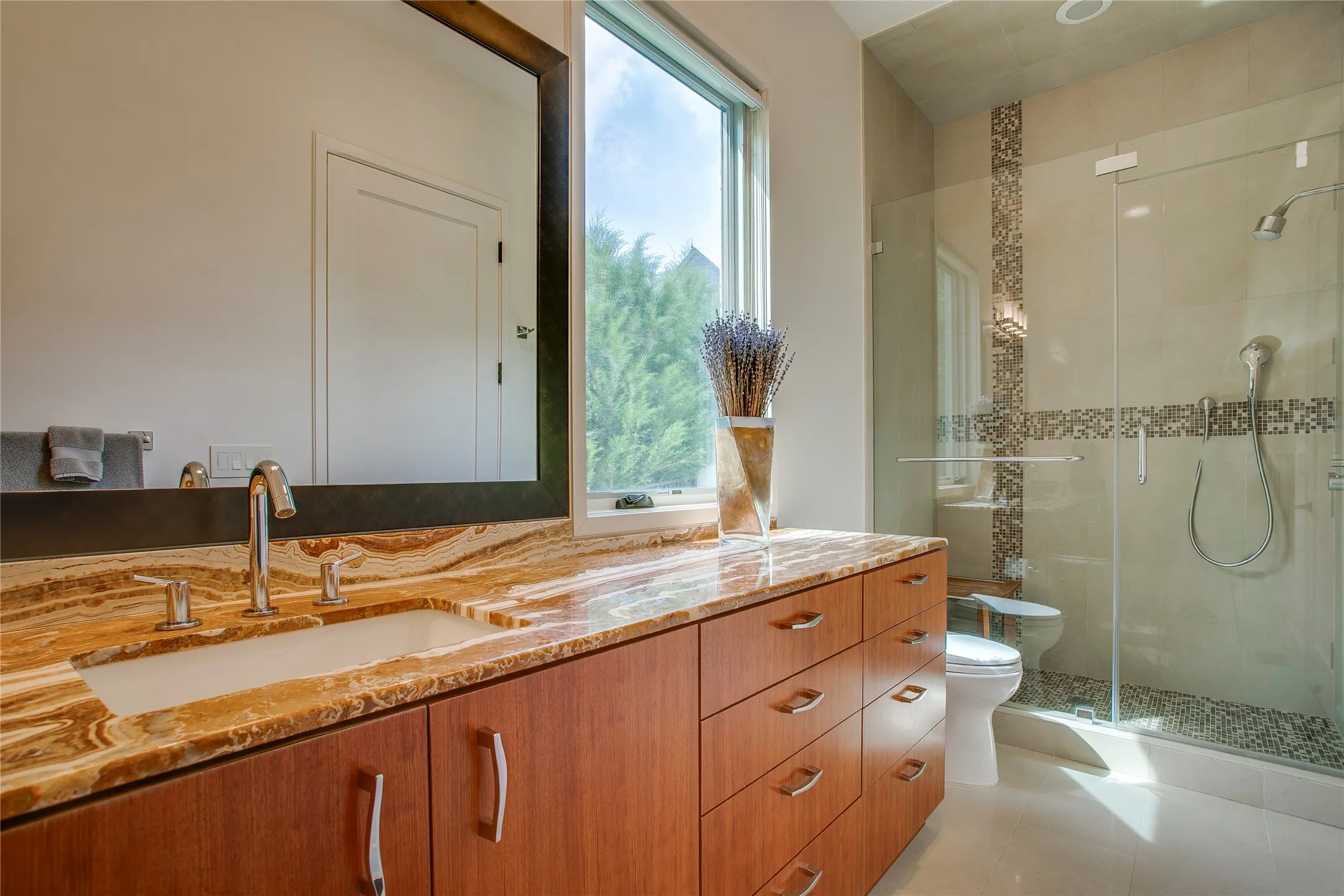 Downstairs guest suite bathroom.