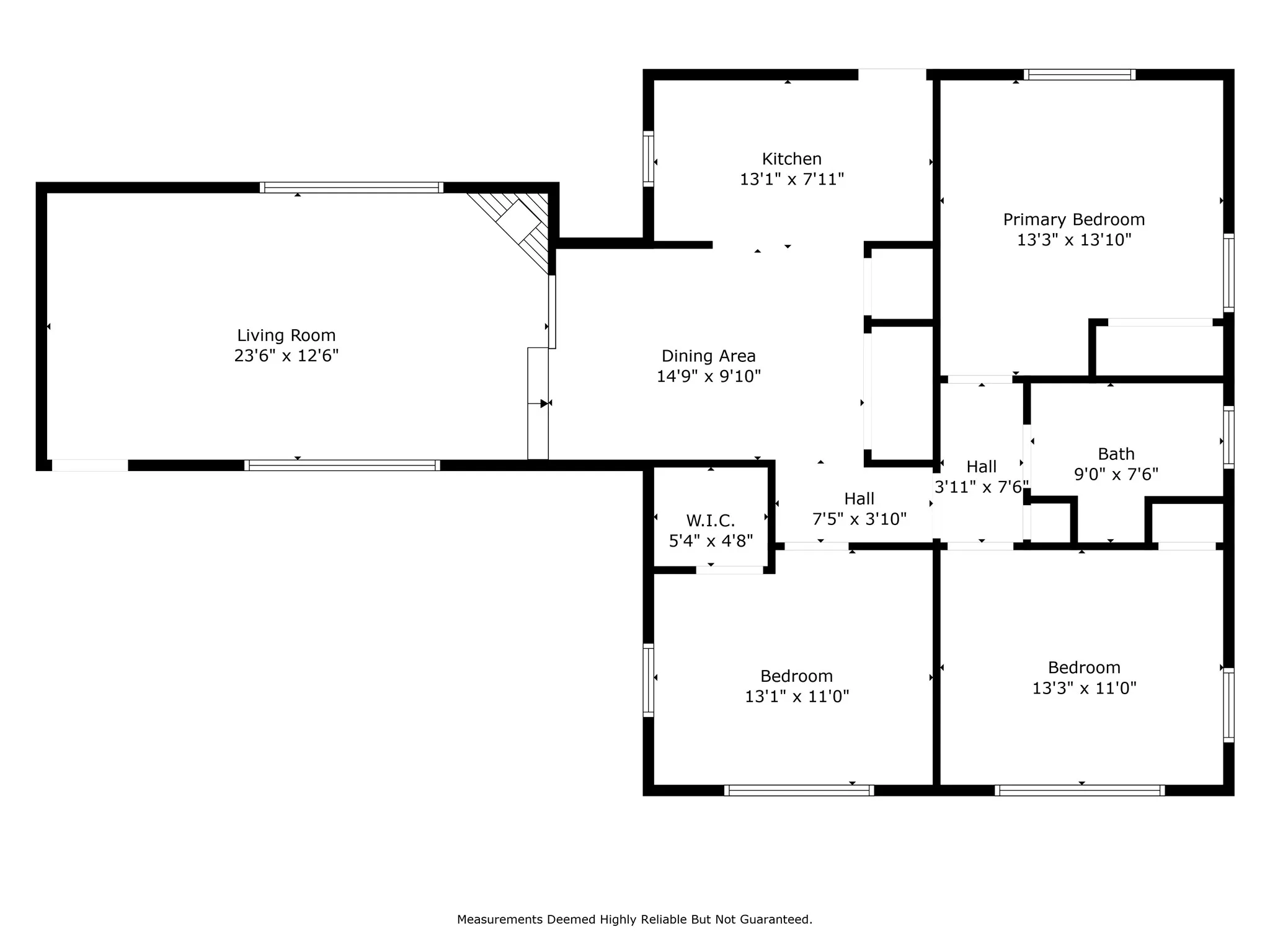 View of room layout
