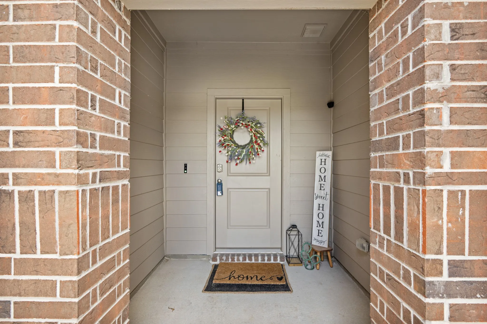 View of exterior entry