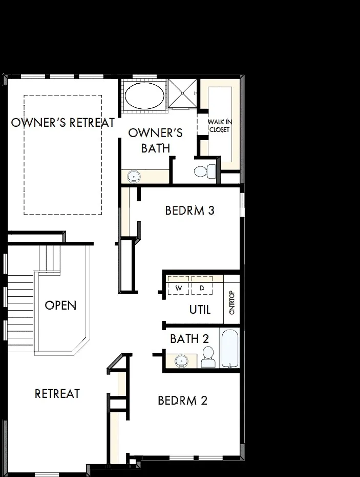 View of floor plan / room layout