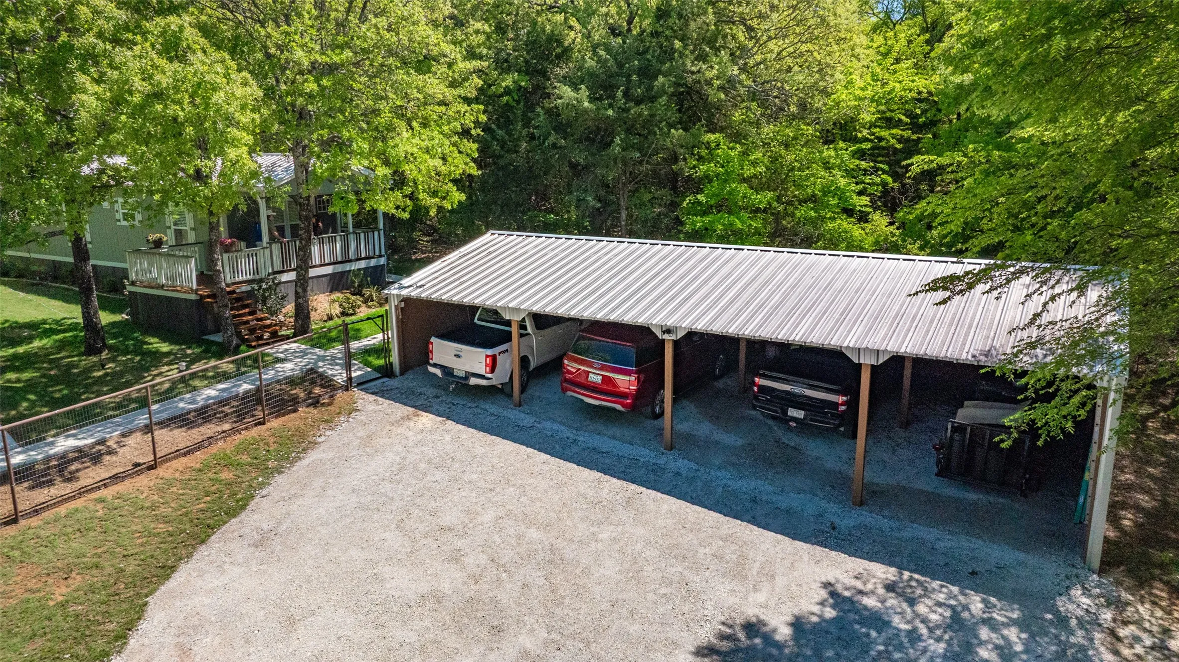4-car Carport/Shop with lights and loft